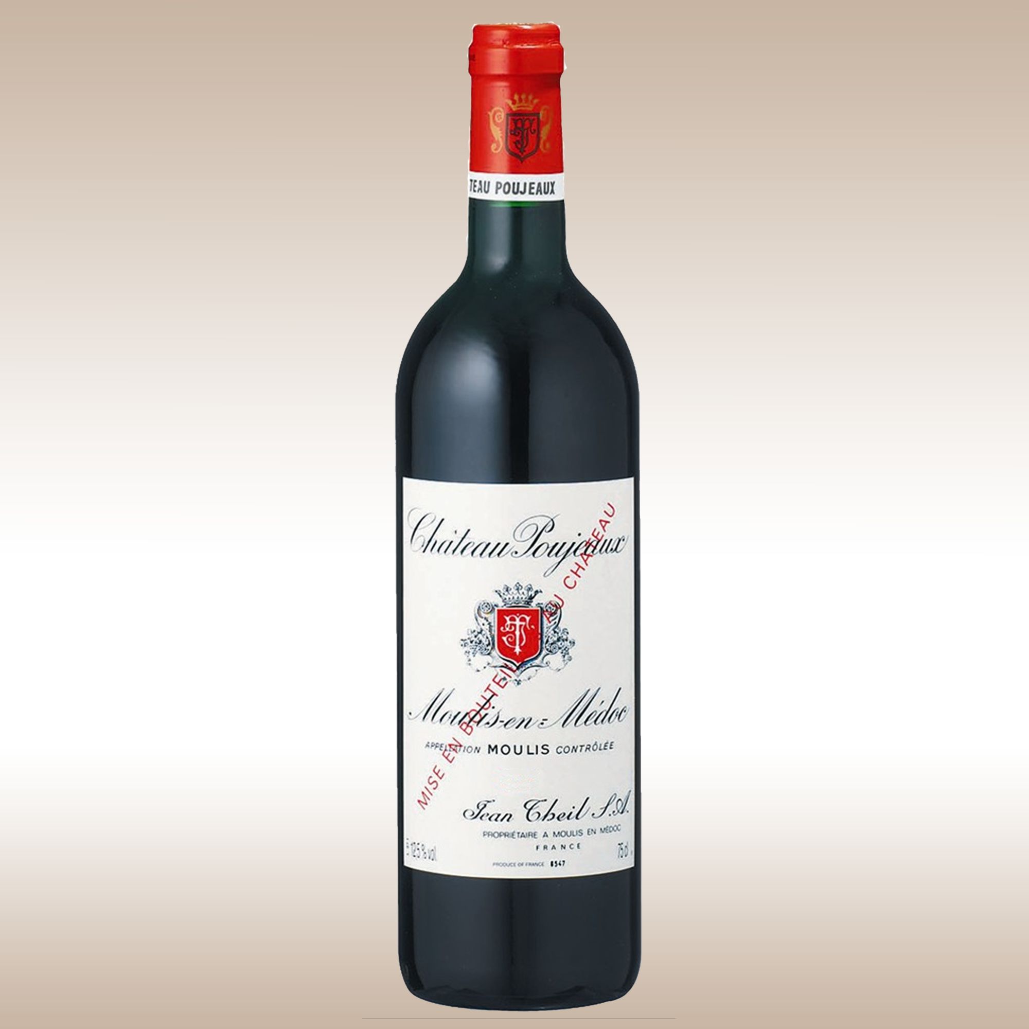 Château Poujeaux Cru Bourgeois Exceptionnel 2007 Moulis-en-Médoc, Bordeaux, France