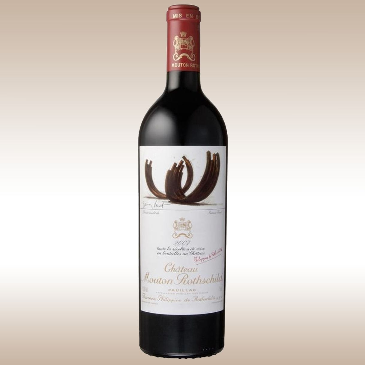 Chacircteau Mouton Rothschild 2007 Pauillac Premier Grand Cru Classeacute Bordeaux France