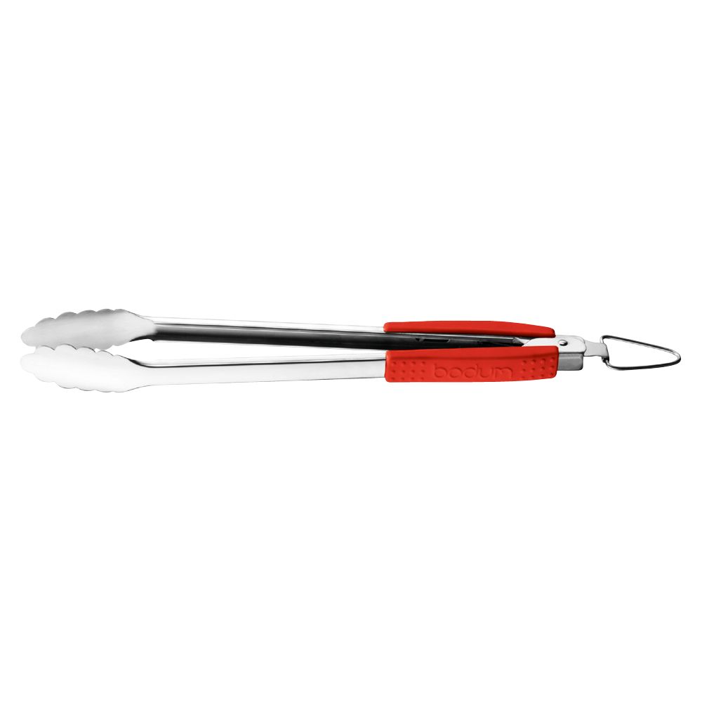 Bodum Fyrkat Barbecue Nipper Tongs, Red