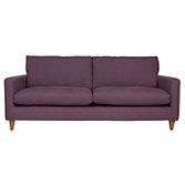 John Lewis Bailey Grand Sofa, Oban Heather, width 214cm