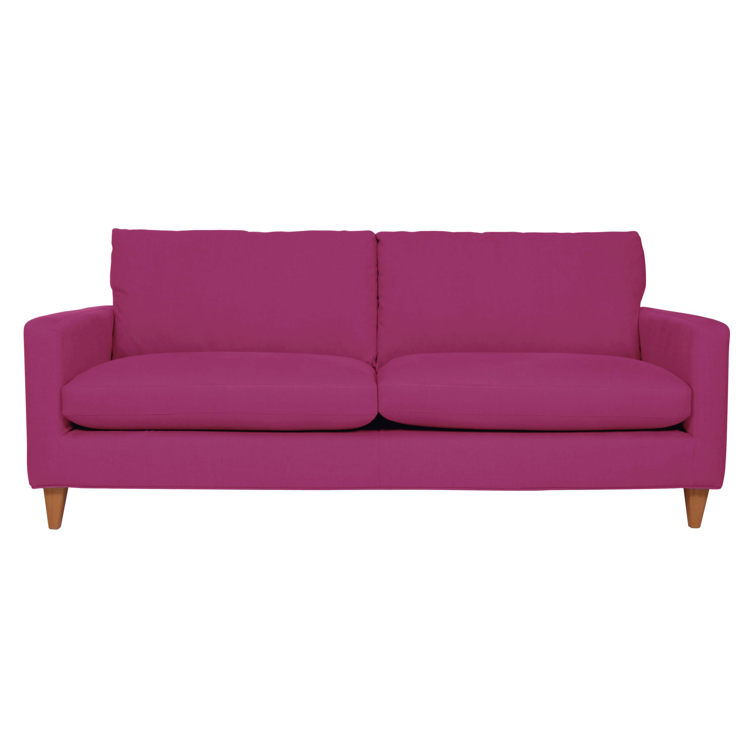 John Lewis Bailey Grand Sofa, Oban Hot Pink, width 214cm