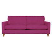 John Lewis Bailey Grand Sofa, Oban Hot Pink, width 214cm