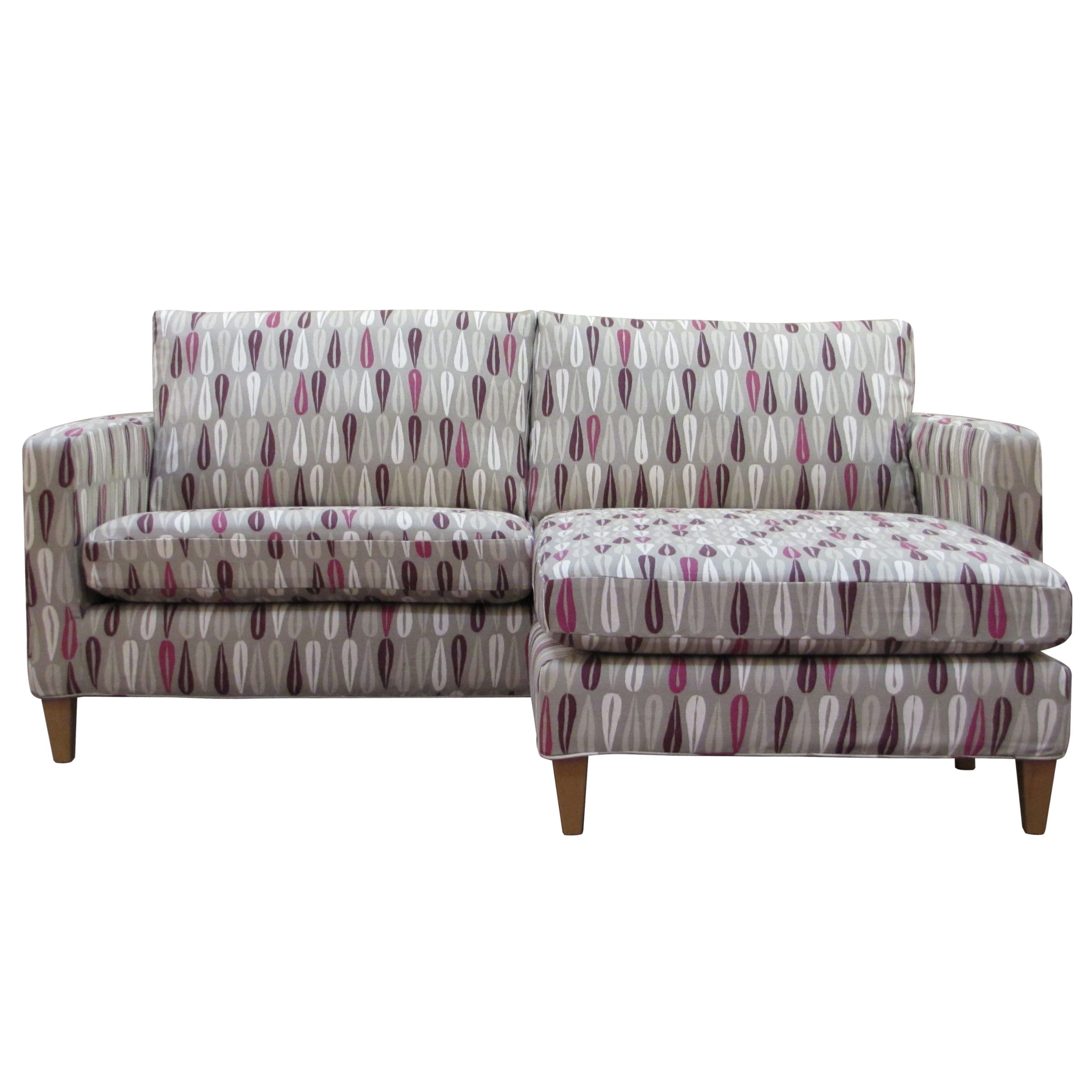 John Lewis Bailey Large Chaise, Corolla Cerise at JohnLewis
