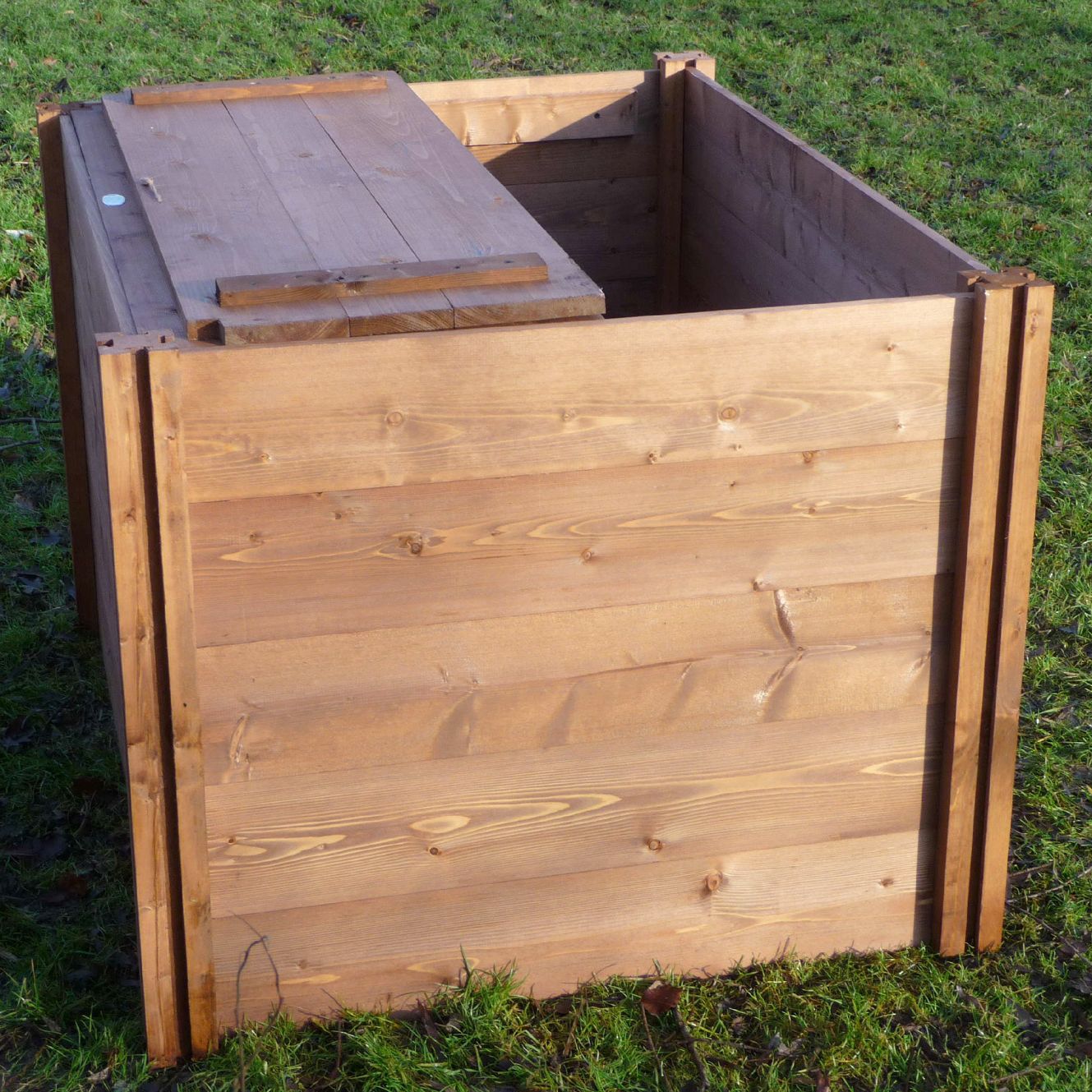 The Big Square Wooden Modular Compost Bin