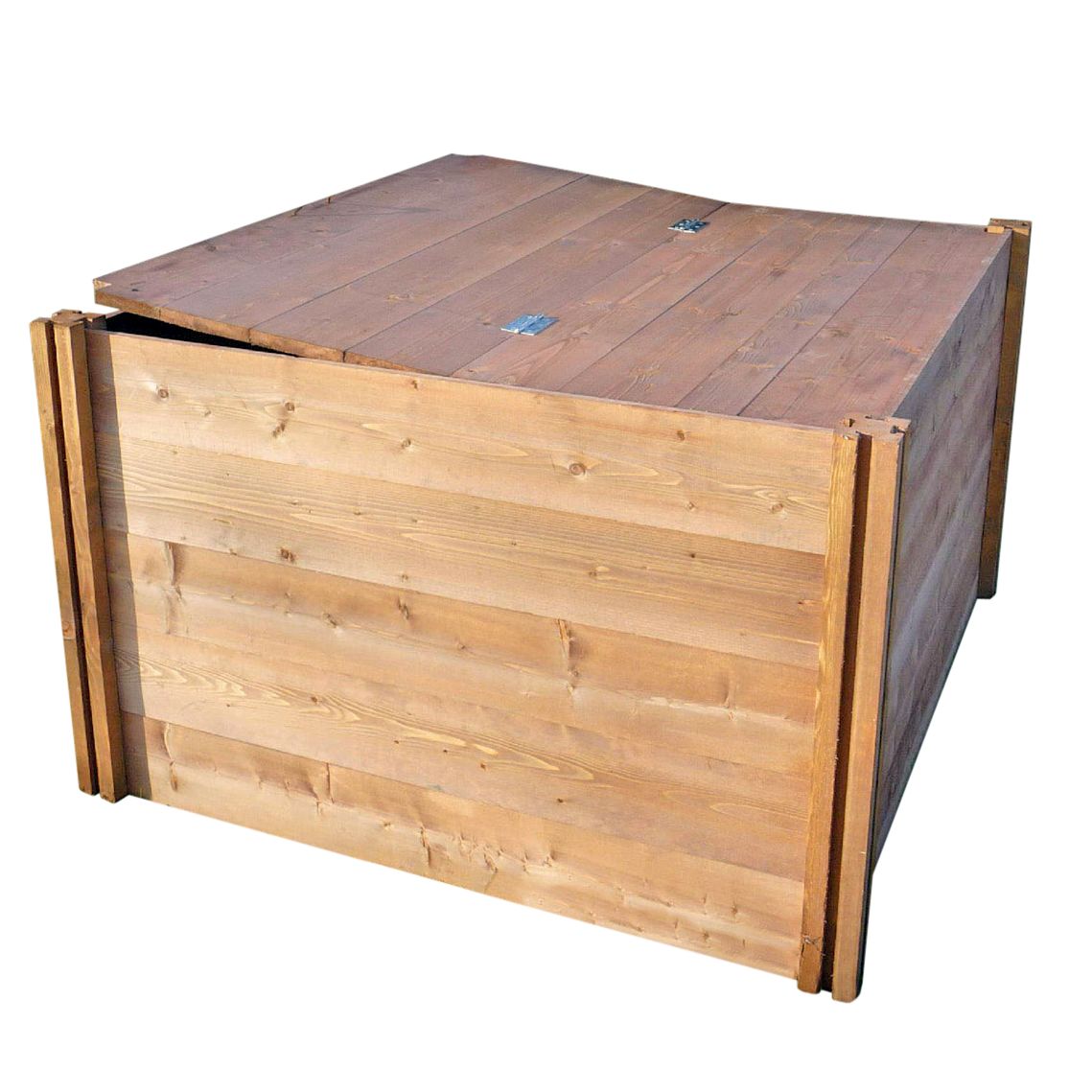 The Big Square Wooden Compost Bin Lid