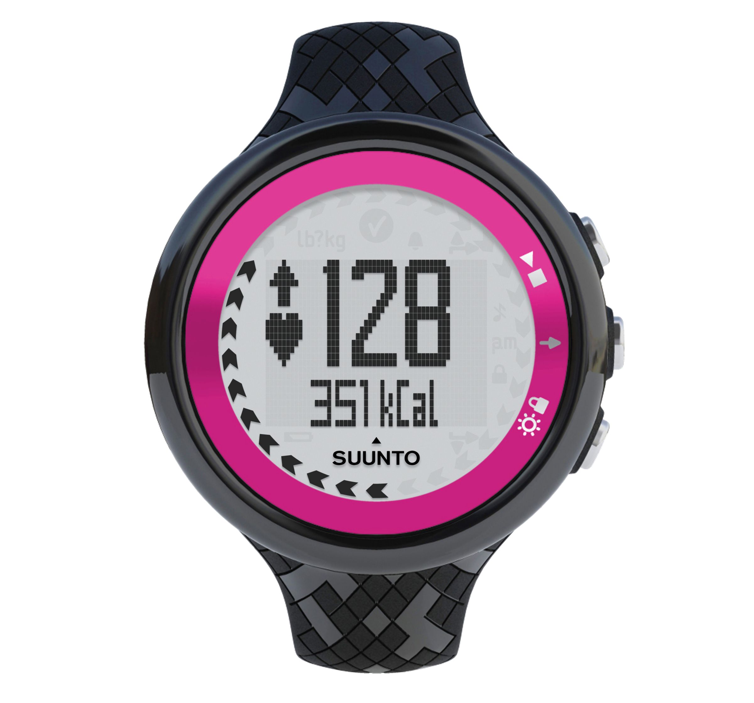 Suunto M4 Heart Rate Monitor, Black/Pink