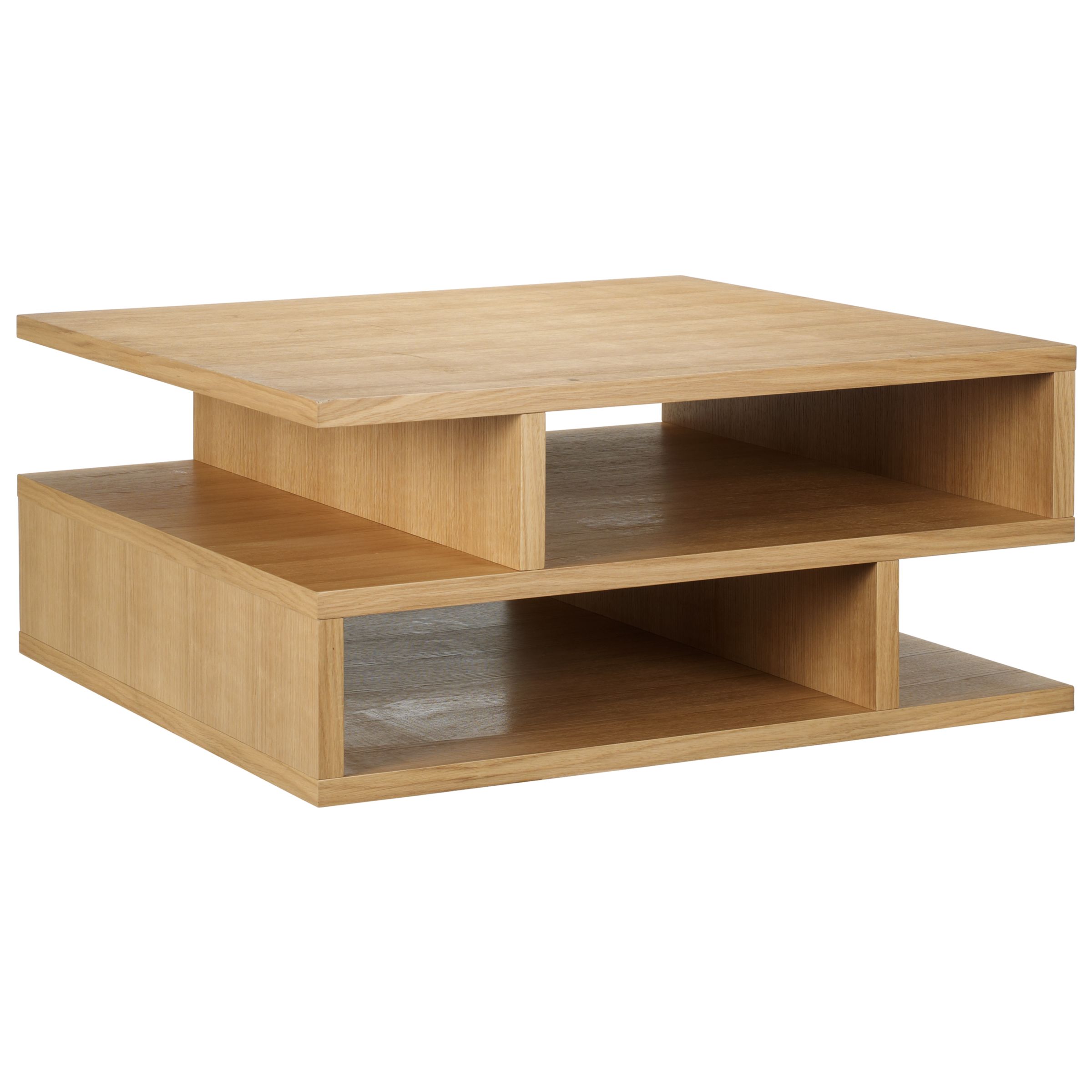 Balance Square Coffee Table, Oak