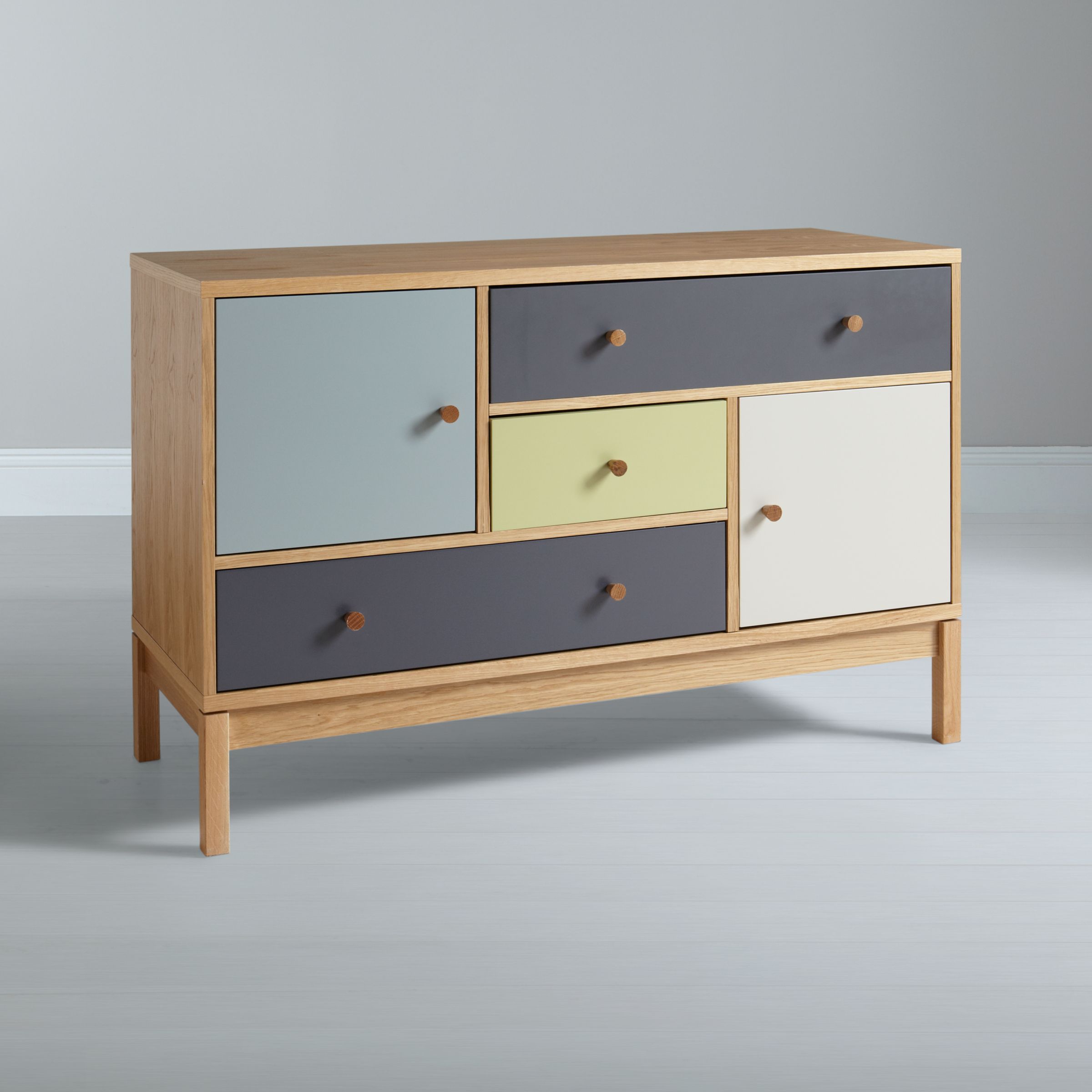 John Lewis Abbey Wood 2 Door, 3 Drawer Chest