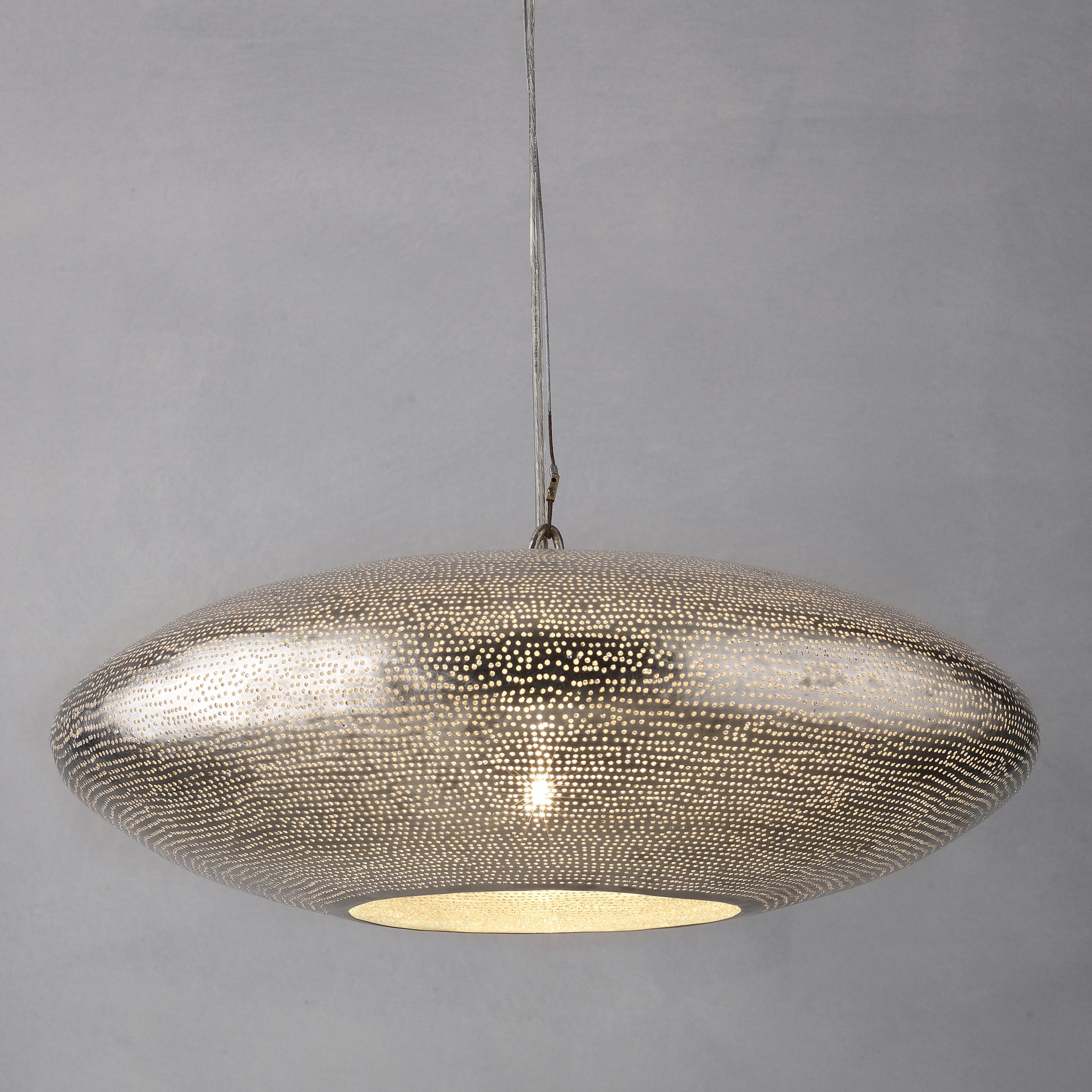 Zenza Filisky Copper Oval Pendant Ceiling Light