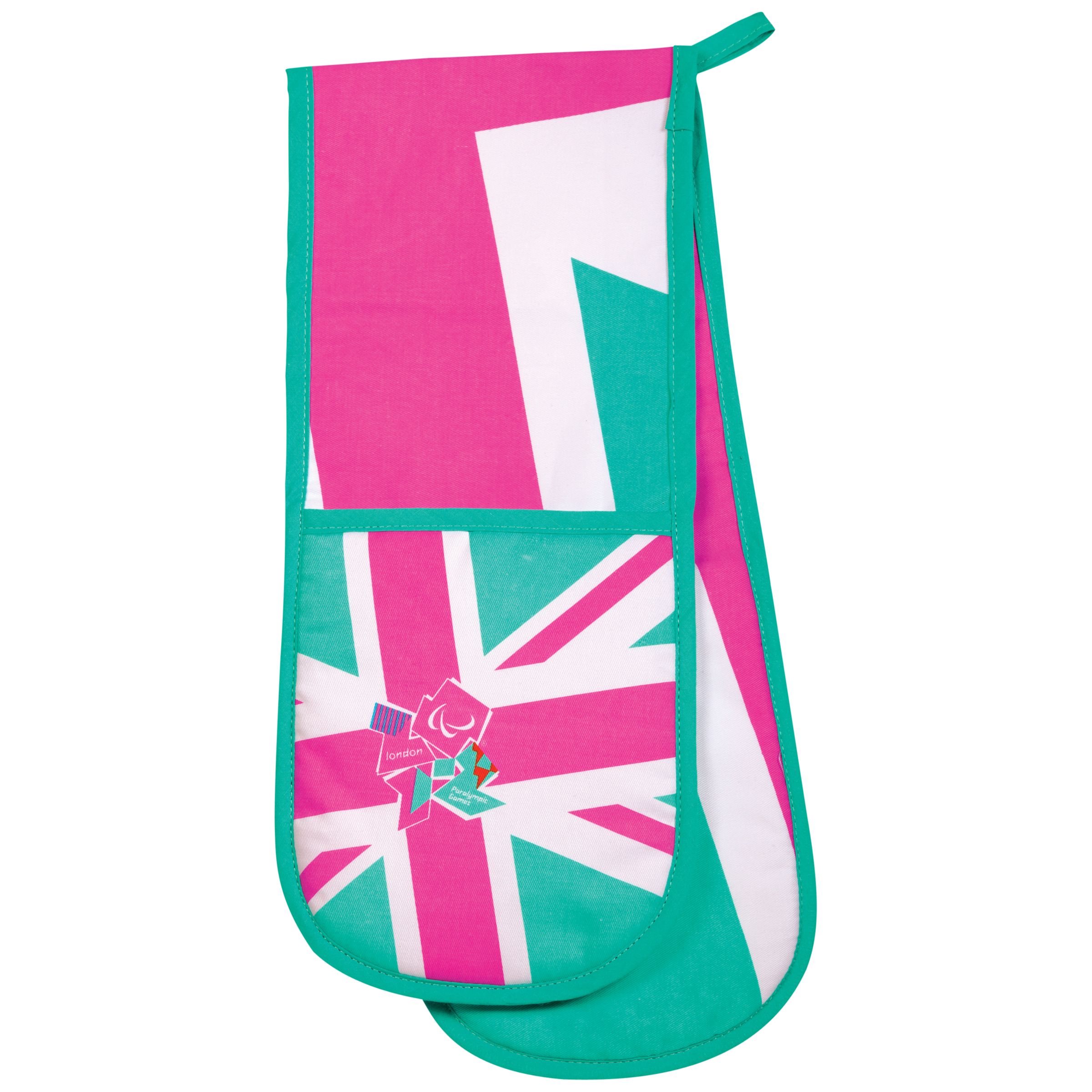 London 2012 Olympic Games Union Jack Oven Gloves, Pink