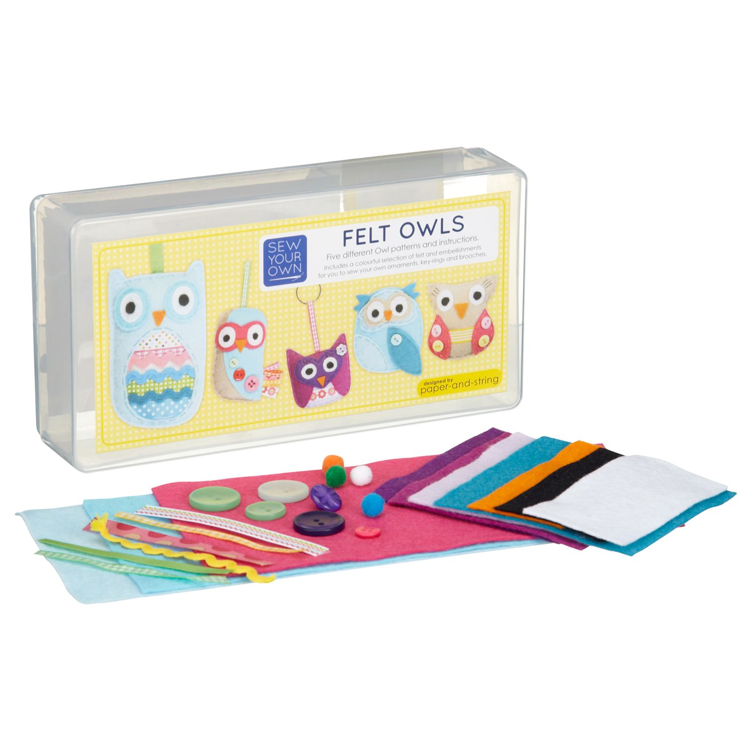 Paper and String Owls Craft Kit