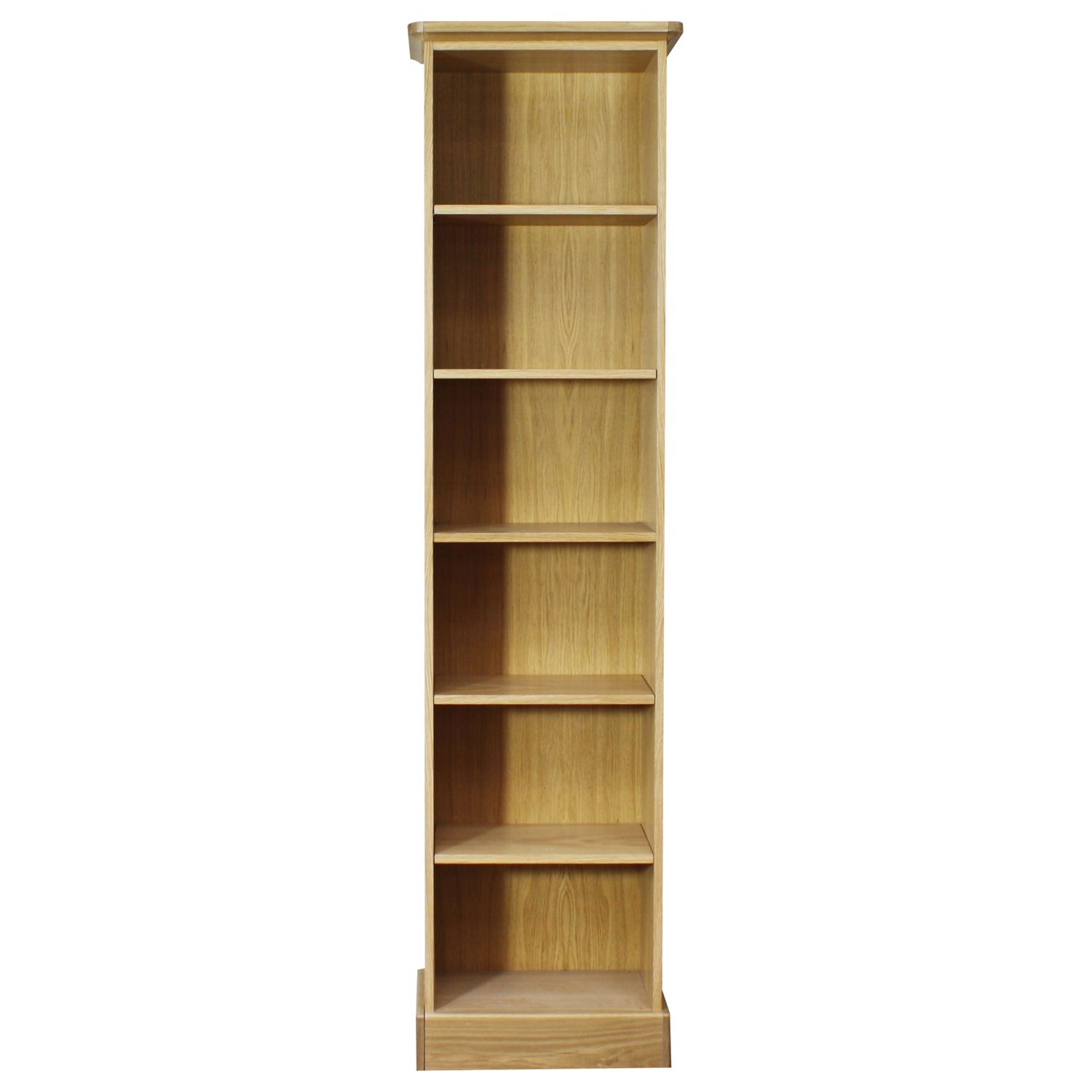 John Lewis Pembroke Narrow Bookcase, Light Oak