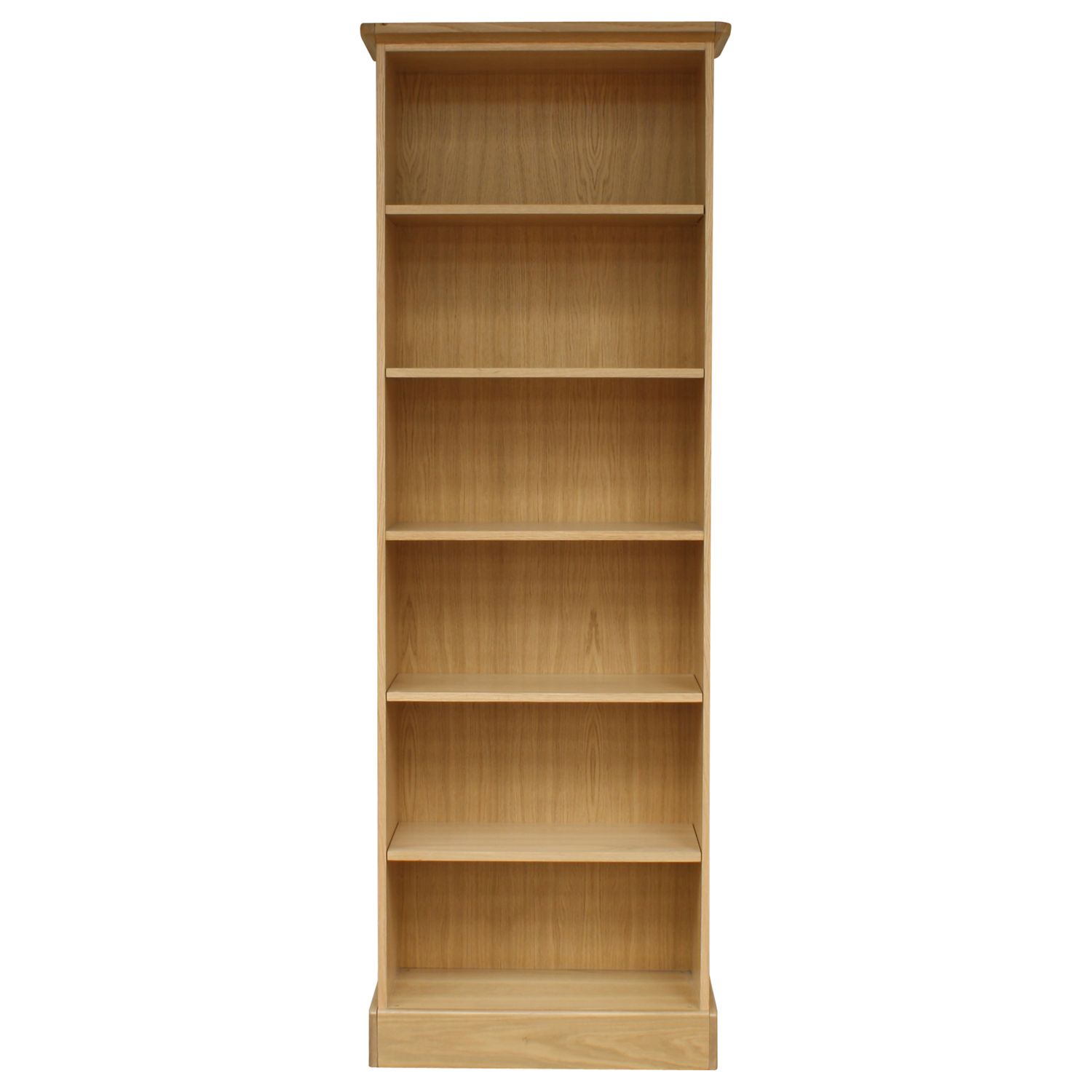 John Lewis Pembroke Wide Bookcase, Light Oak