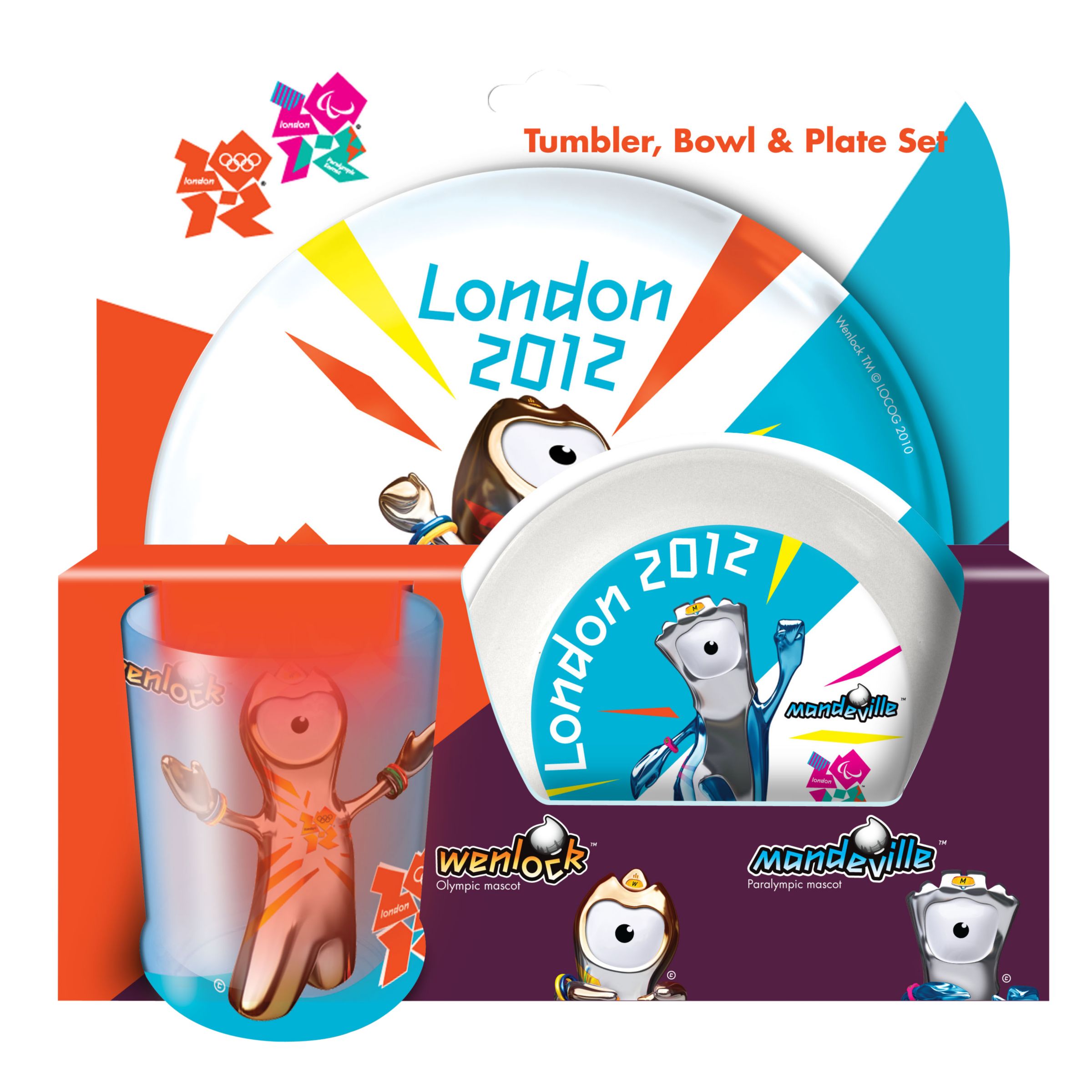 London 2012 Olympic Games Mascot Dinner Set, 3
