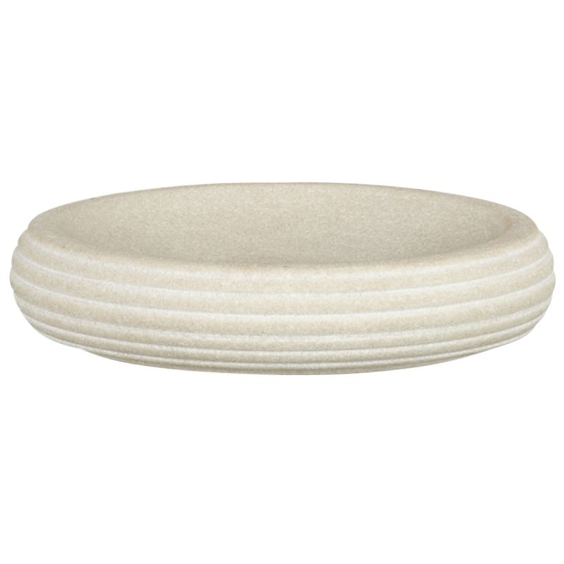 Mint Sandstone Soap Dish, Cream