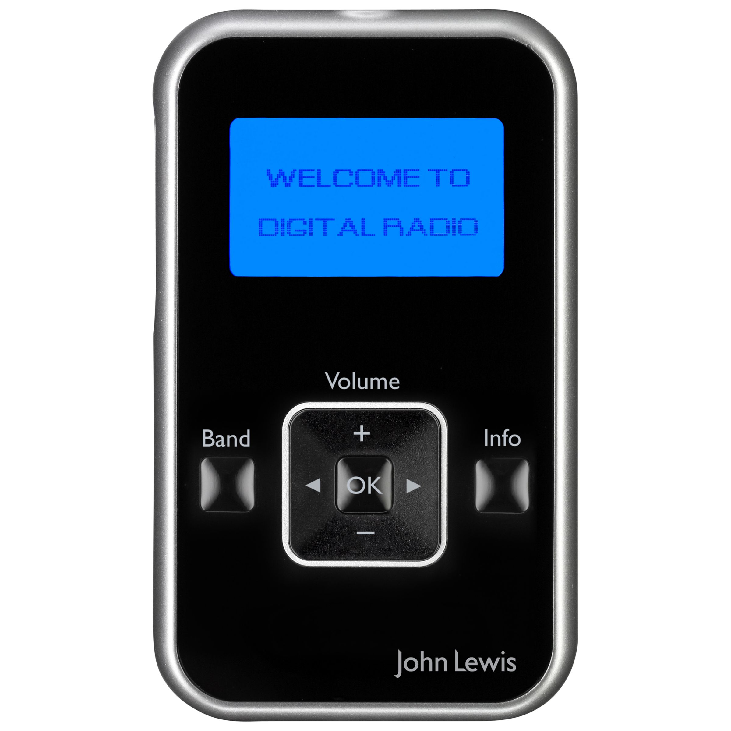 John Lewis Atomic Personal DAB/FM Radio with Headphones