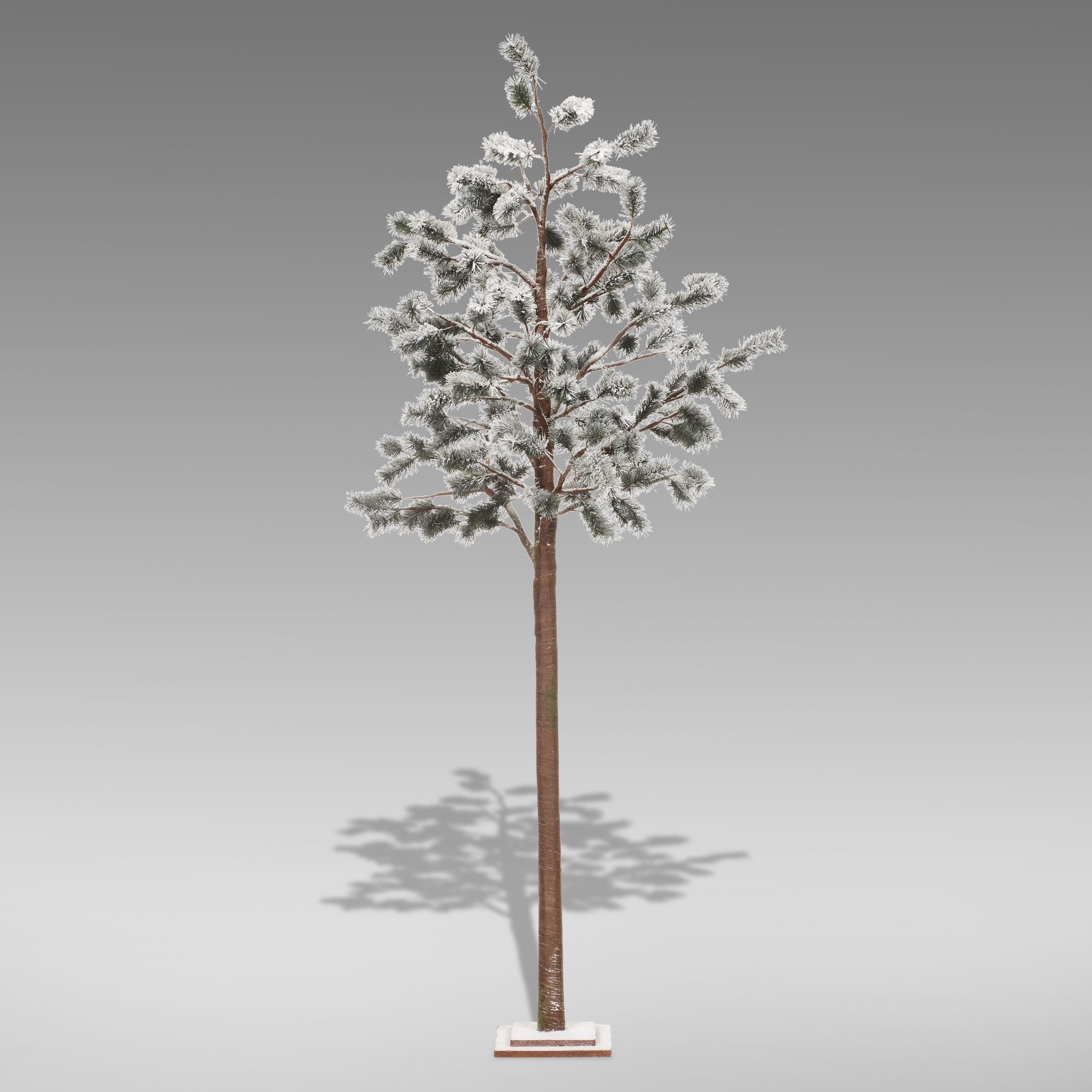 John Lewis Snowy Paper Pine Christmas Tree, 6ft