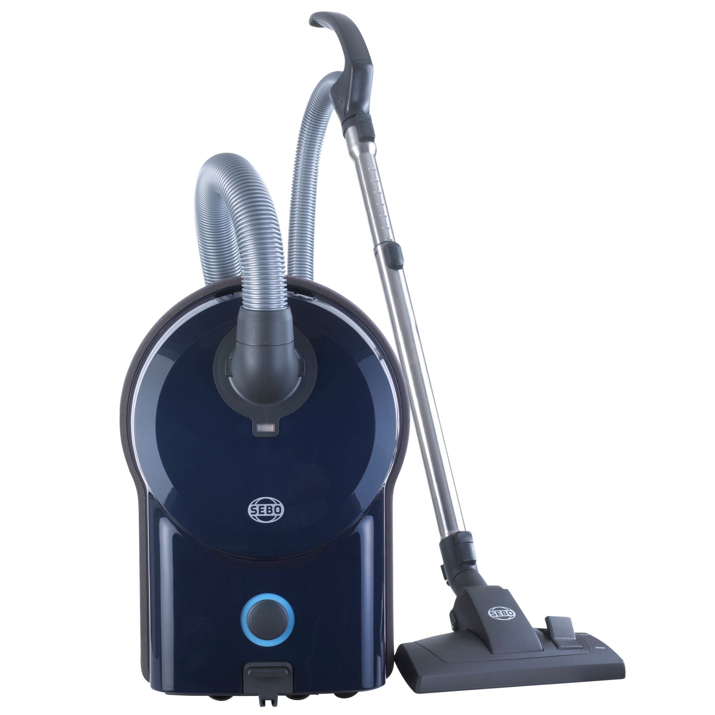 Sebo Airbelt D2 Titan Cylinder Vacuum Cleaner, Dark Blue