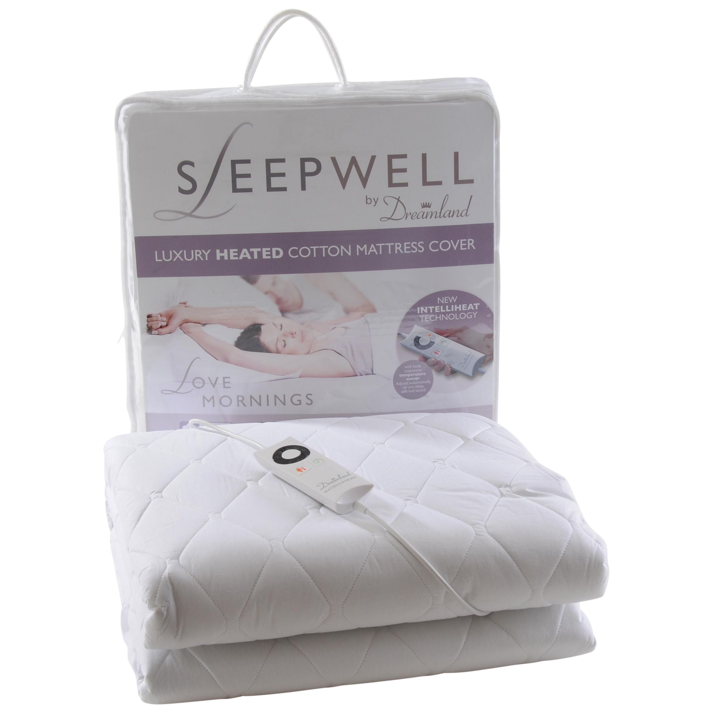 Dreamland 6884 Sleepwell Mattress Cover, Single