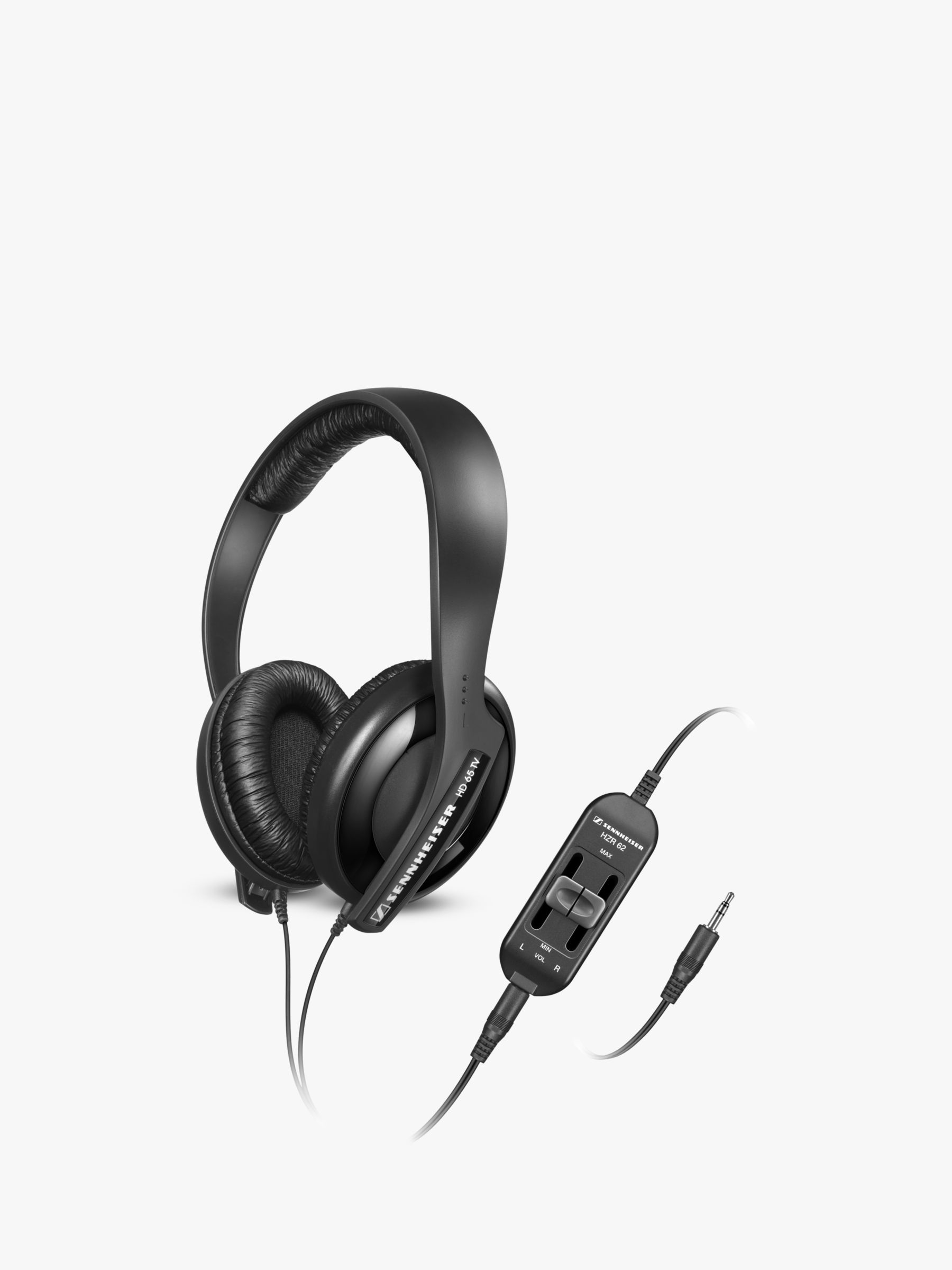 Sennheiser HD65 Full Size TV Headphones, Black