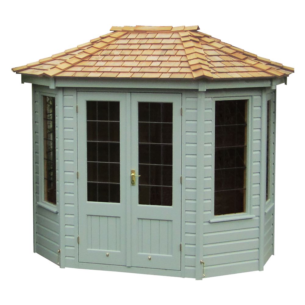 Crane FSC Small Summerhouse, Sage at John Lewis