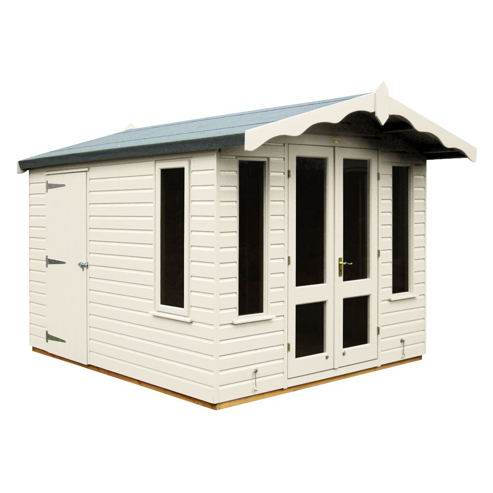 Crane FSC Storage Chalet, Cream, Door on Left at John Lewis