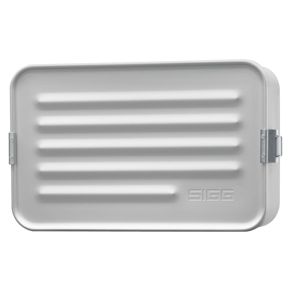 Sigg Aluminium Lunch Box, Large, Silver