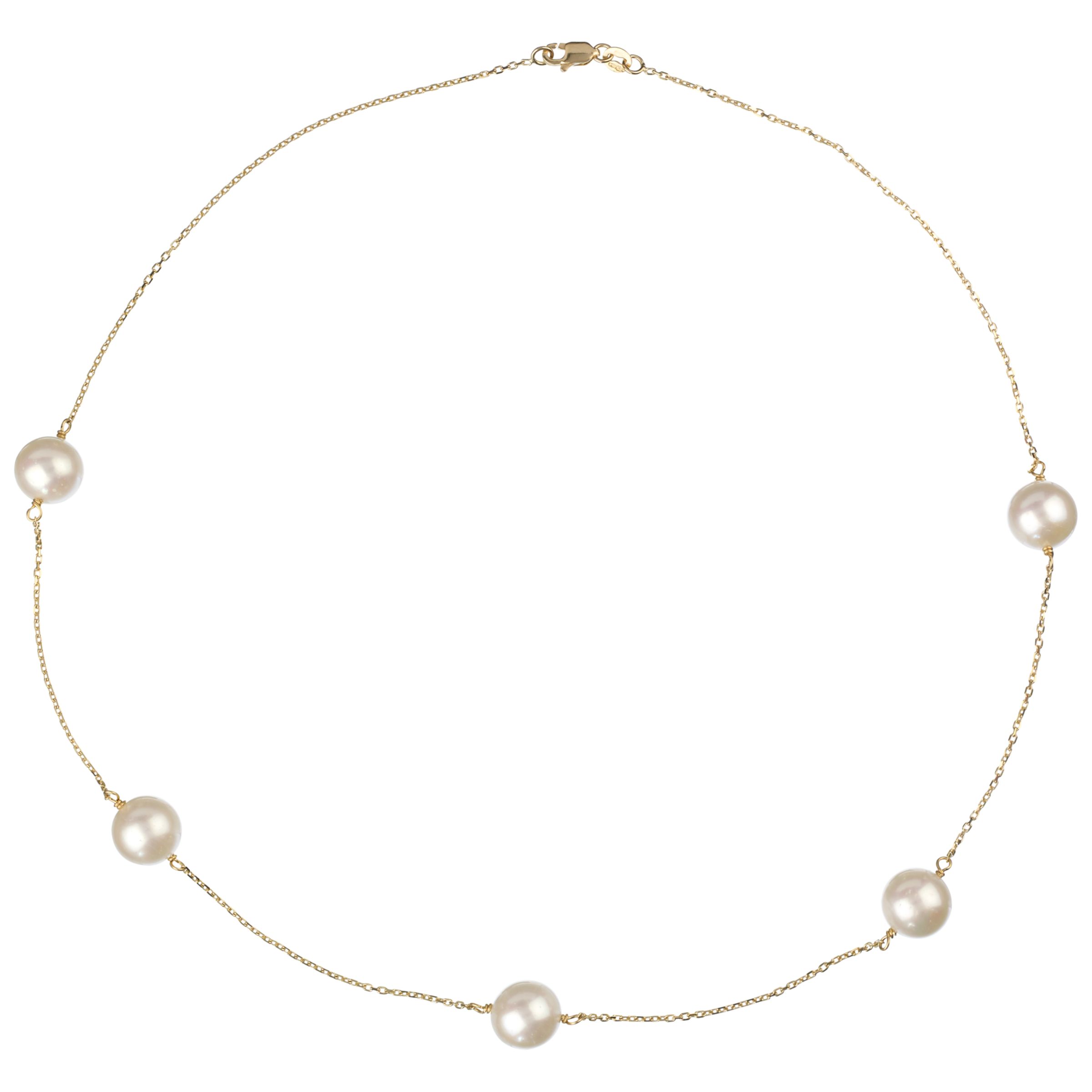 Elizatbeth Freshwater Pearl Necklace, White