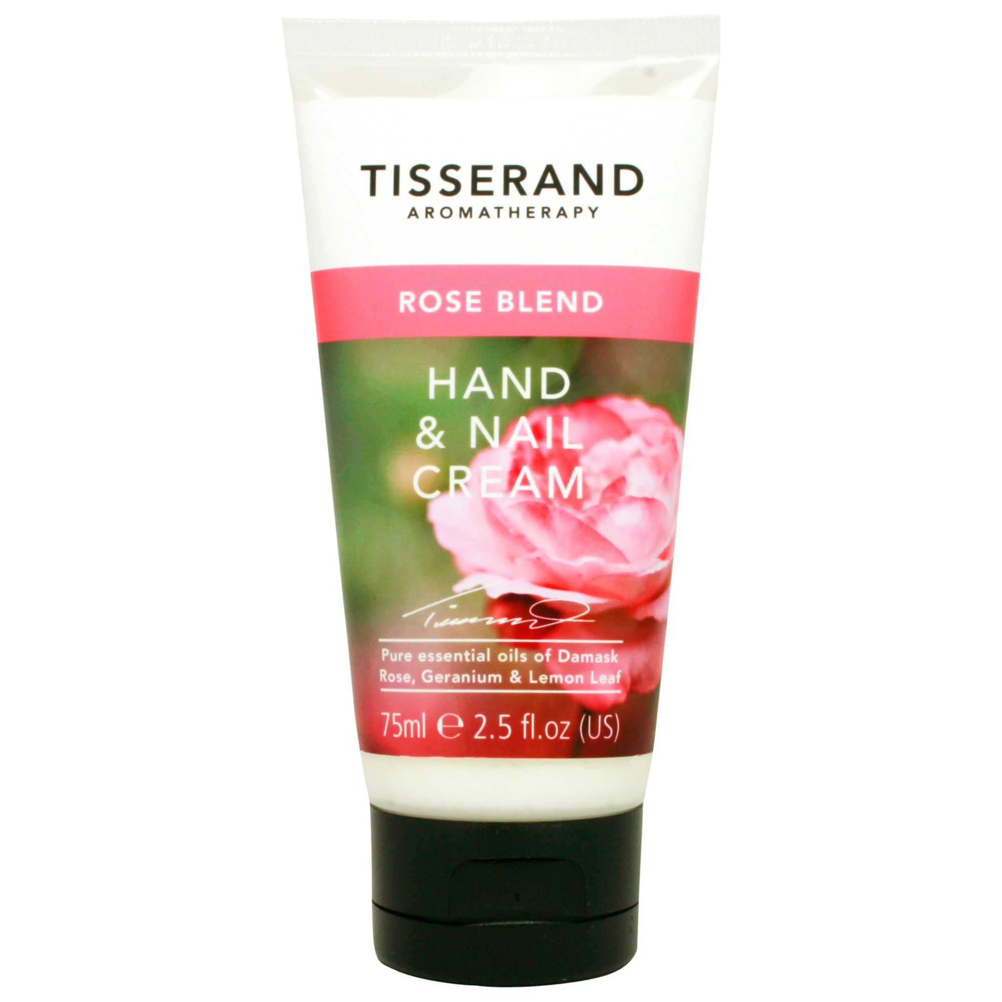 Tisserand Rose Hand and Nail Cream, 75ml