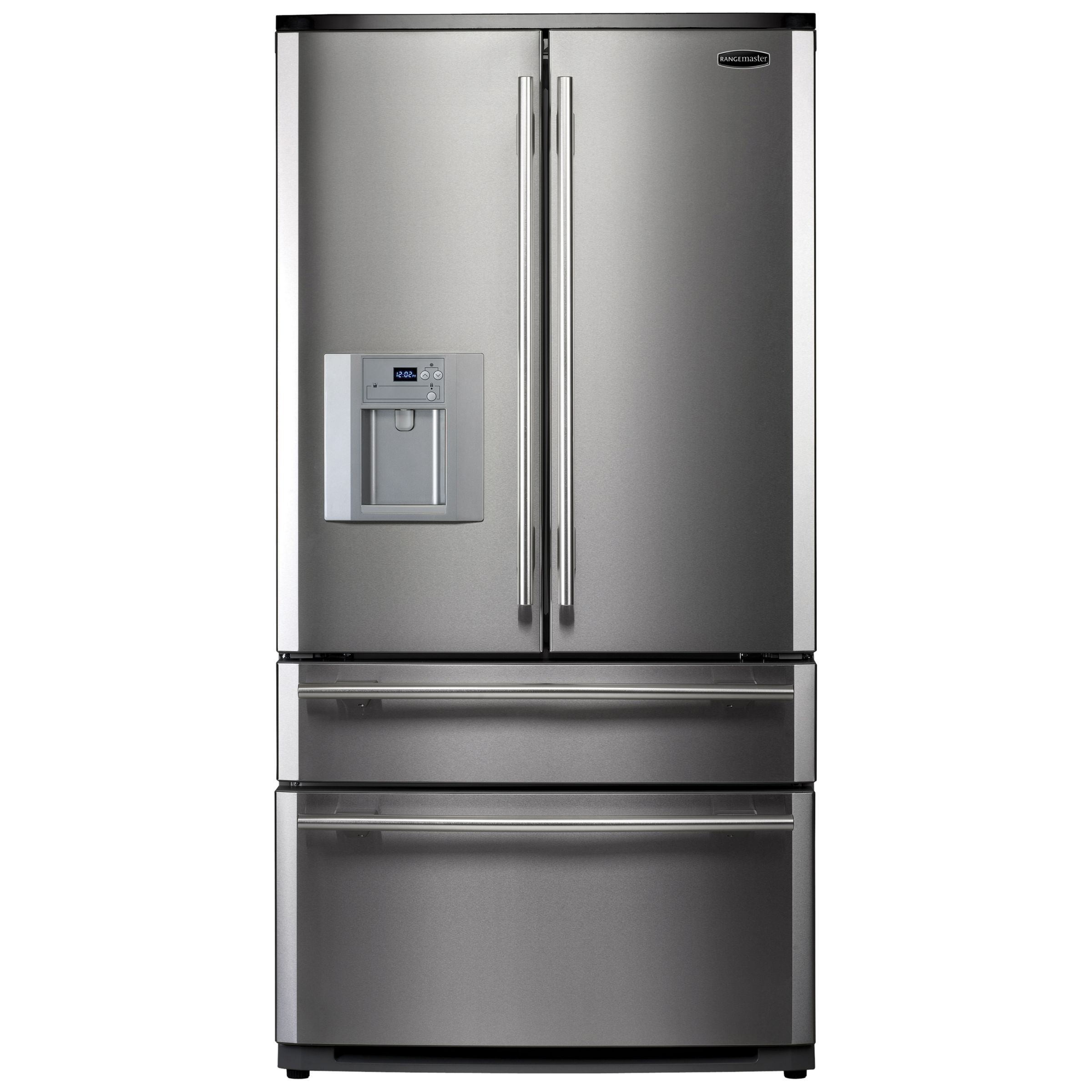Rangemaster RDXD910SS/C 4-Door Fridge Freezer, Stainless Steel at John Lewis