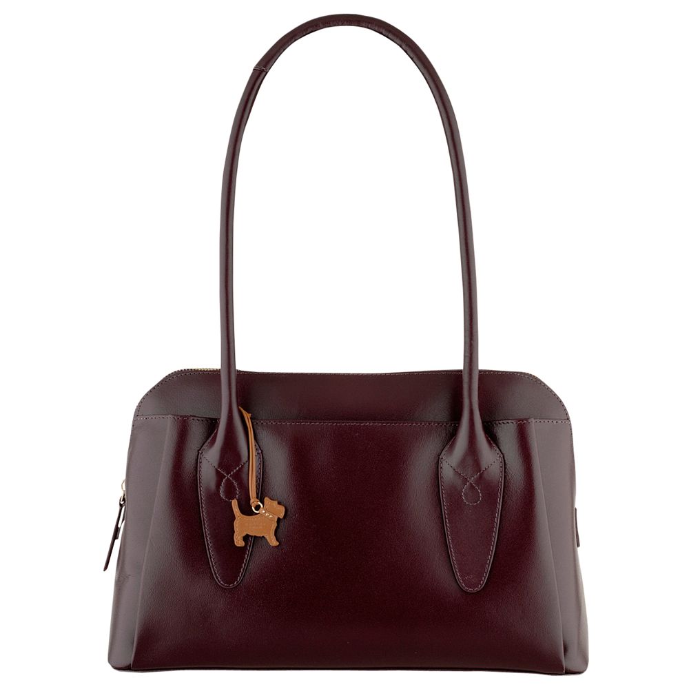 Radley Aldgate Large Zip Top Tote Handbag Purple