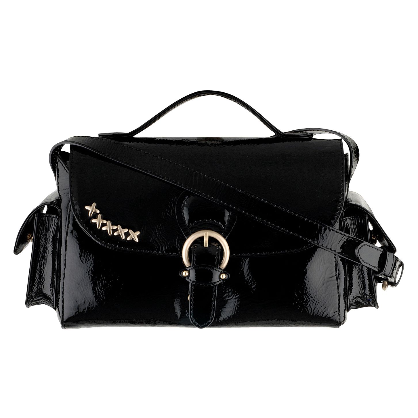 Radley Hutchinson A4 Handeld Multiway Patent Satchel Black