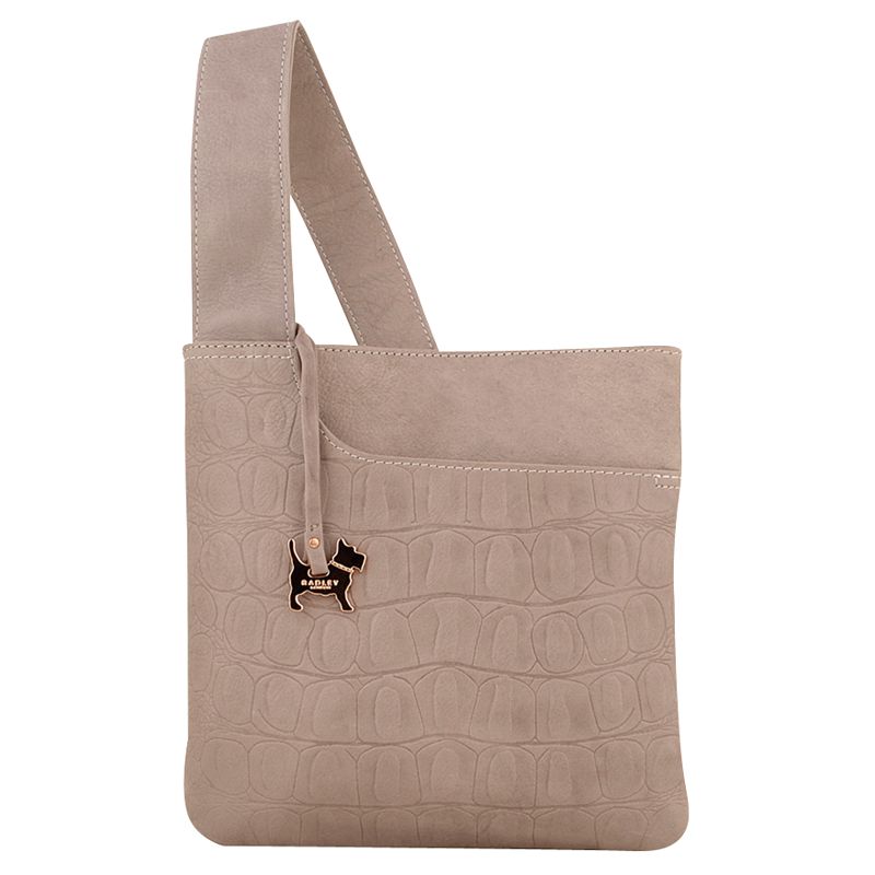 Radley Pocket Small Across Body Mock Croc Handbag Marsupial
