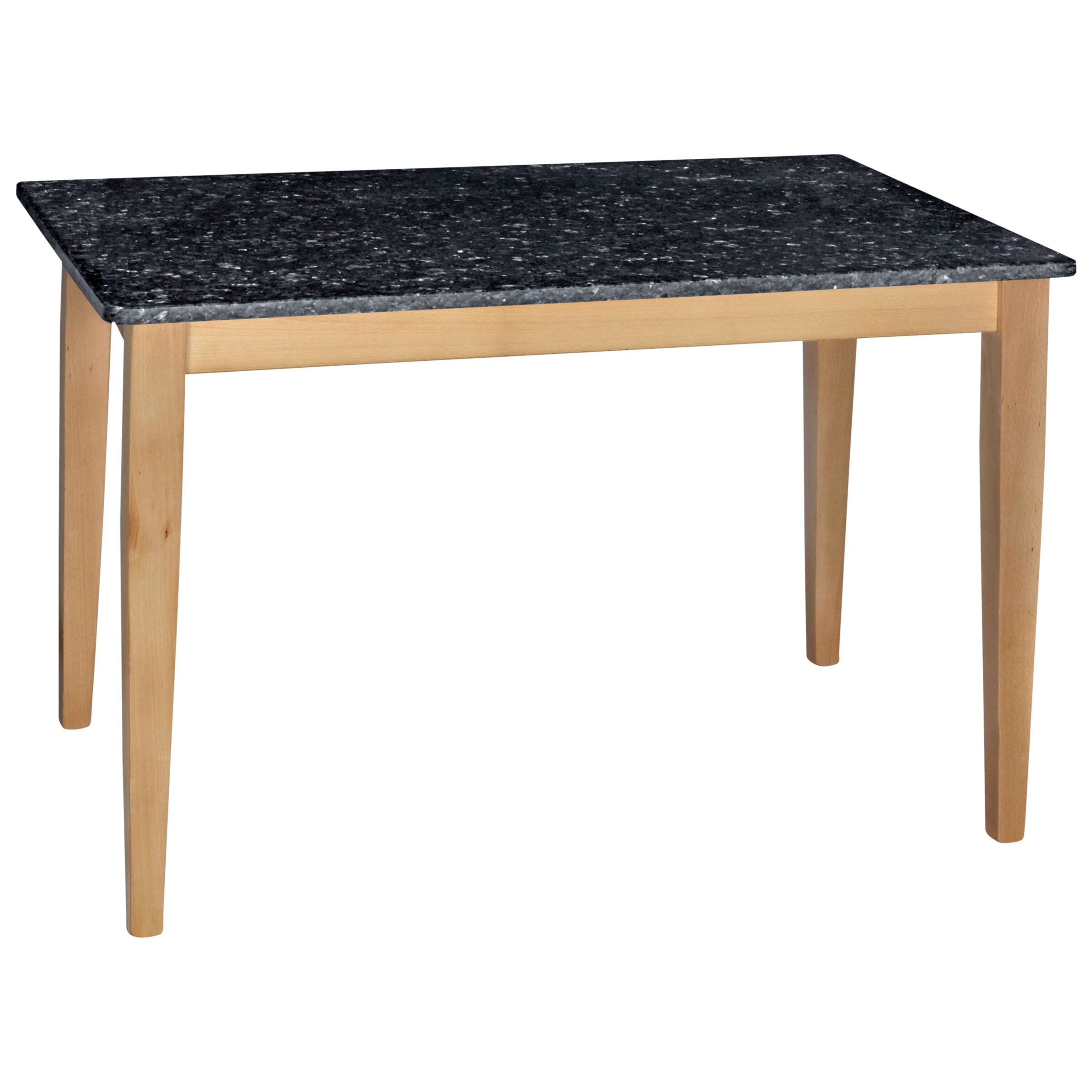 HND Katrina Rectangular Dining Table, Blue Pearl, width 110cm