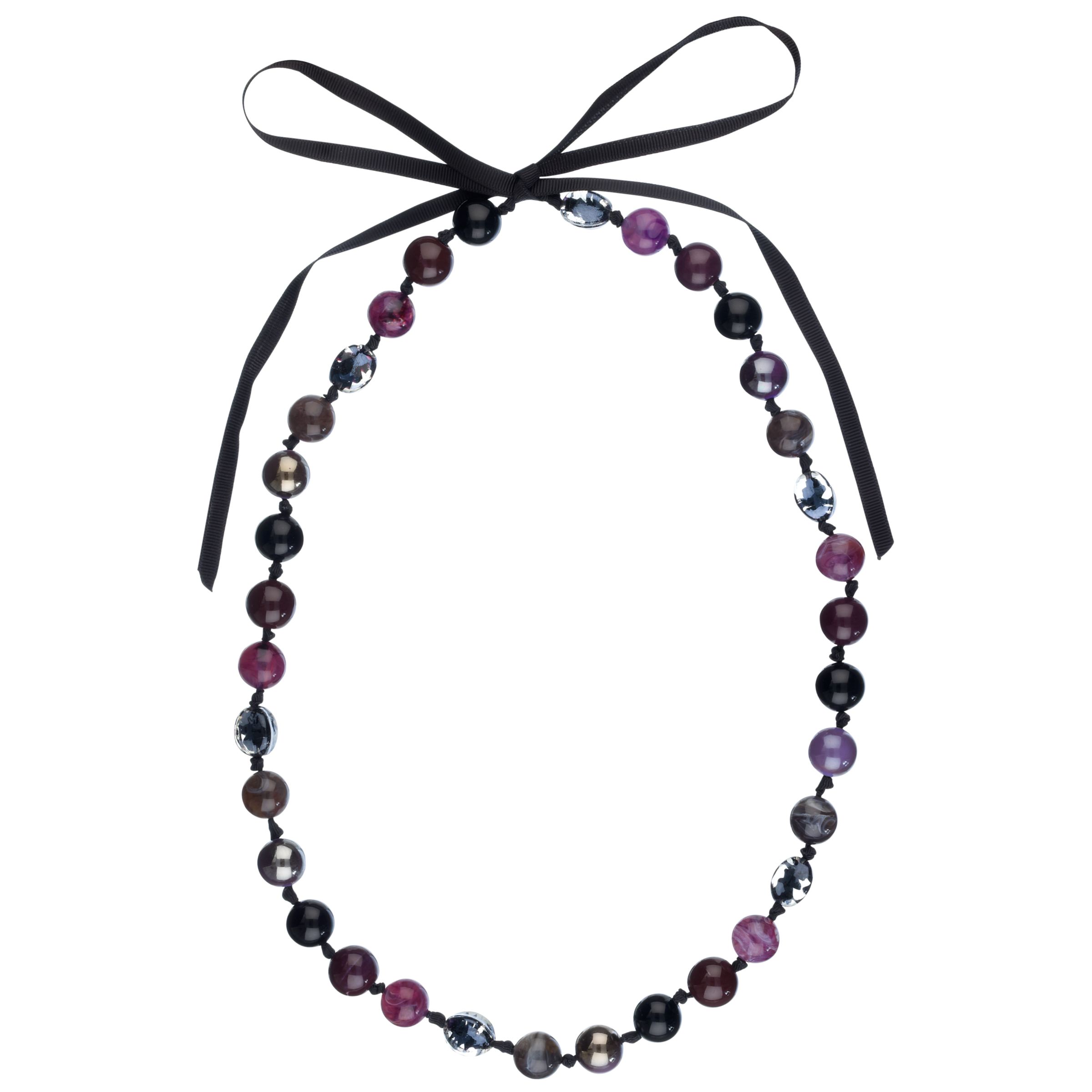 John Lewis Women Long Multi-Colour Bead Necklace