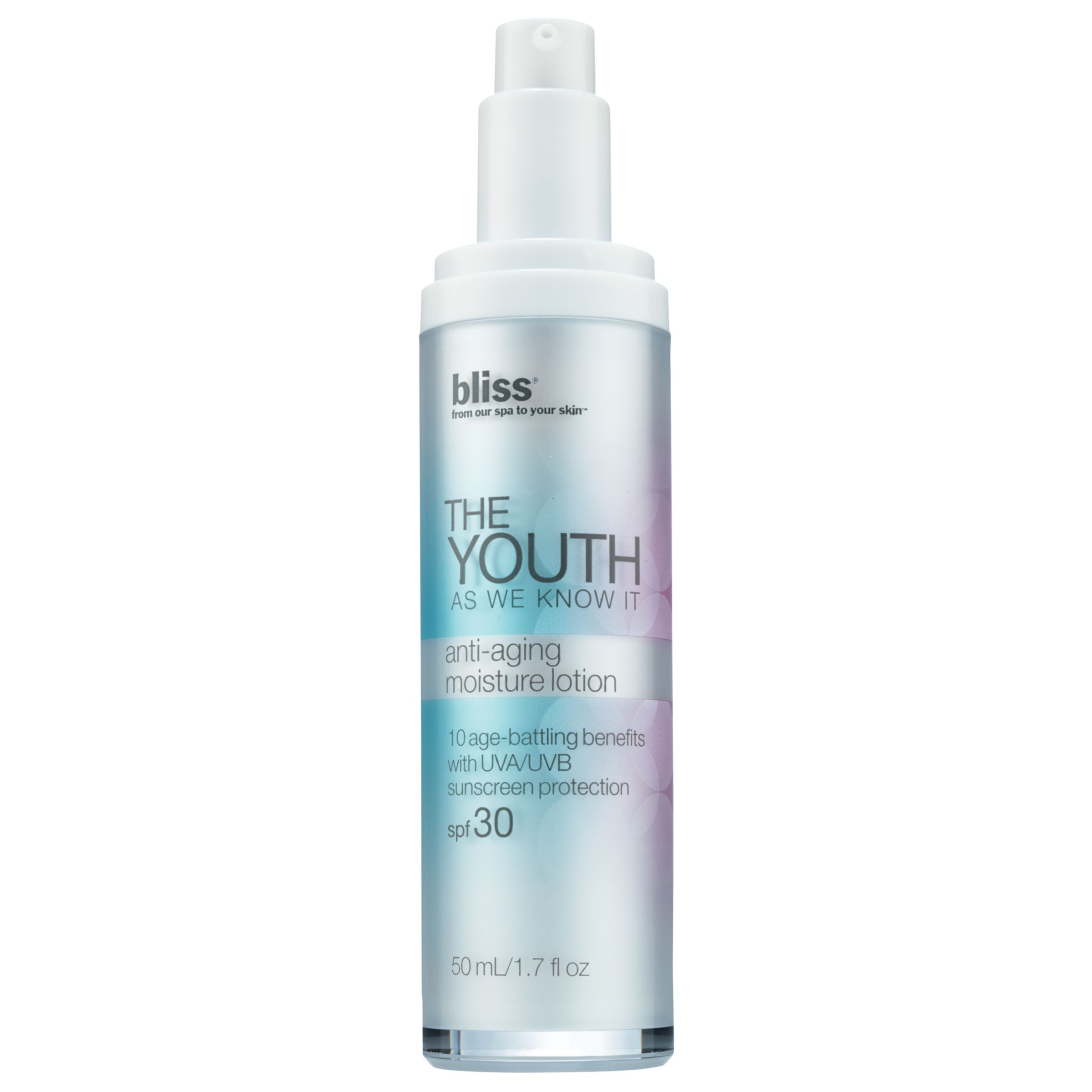 bliss The Youth As We Know It Anti-Aging Moisture Lotion SPF 30, 50ml