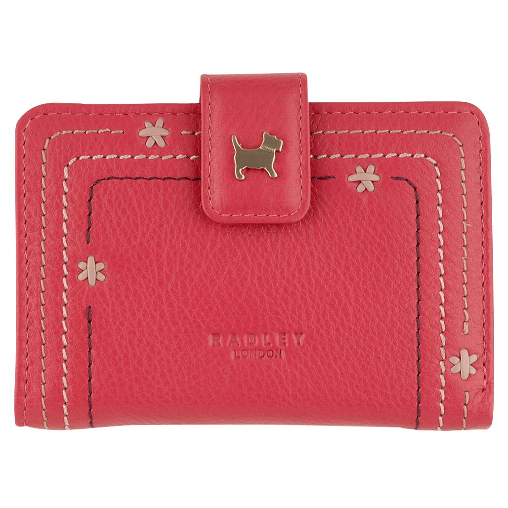 Radley Border Stitch Credit Card Colder Pink