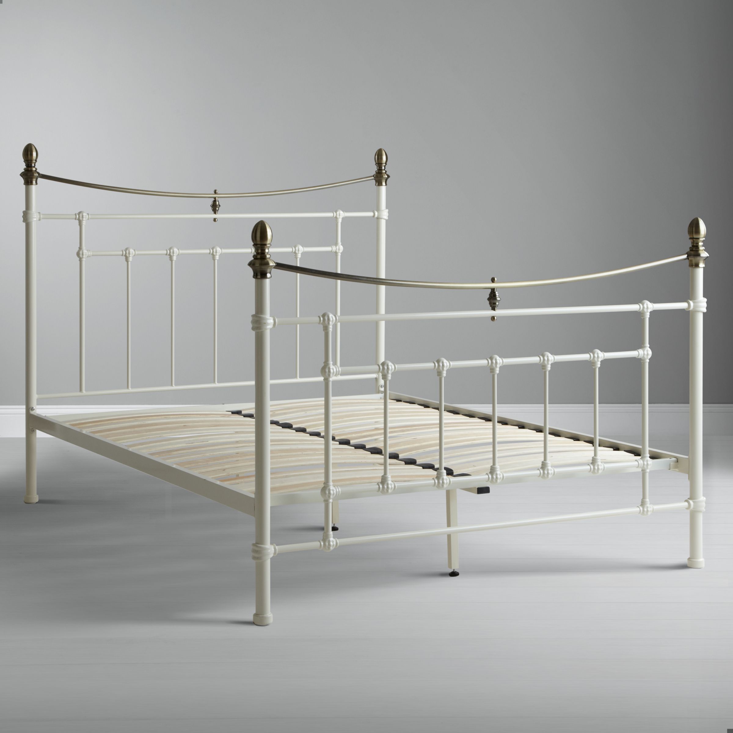 Boston Bedstead, Cream, Double