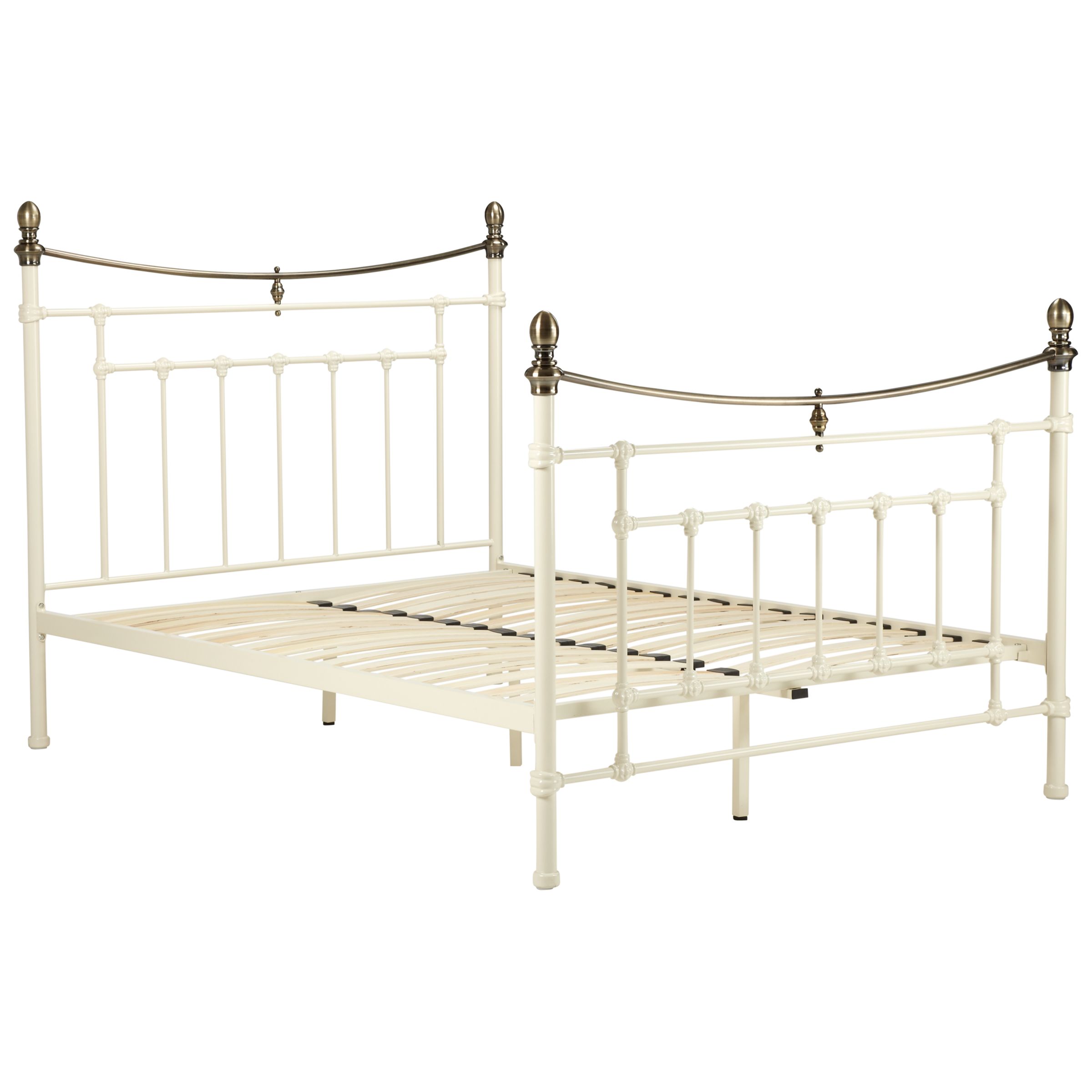 John Lewis Boston Bedstead, Cream, Kingsize