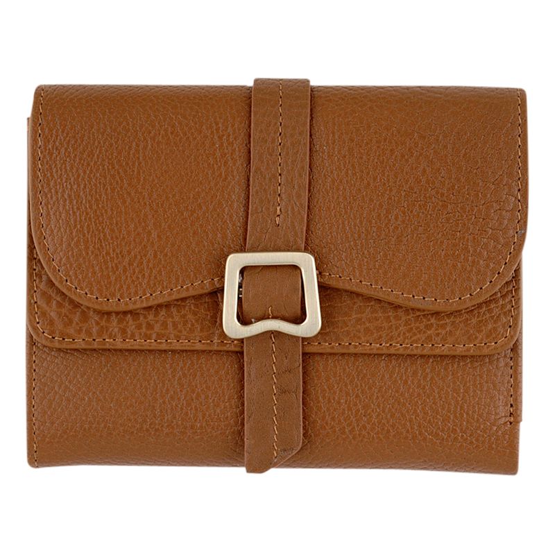 Radley Grosvenor Medium Trifold Flapover Purse Brown