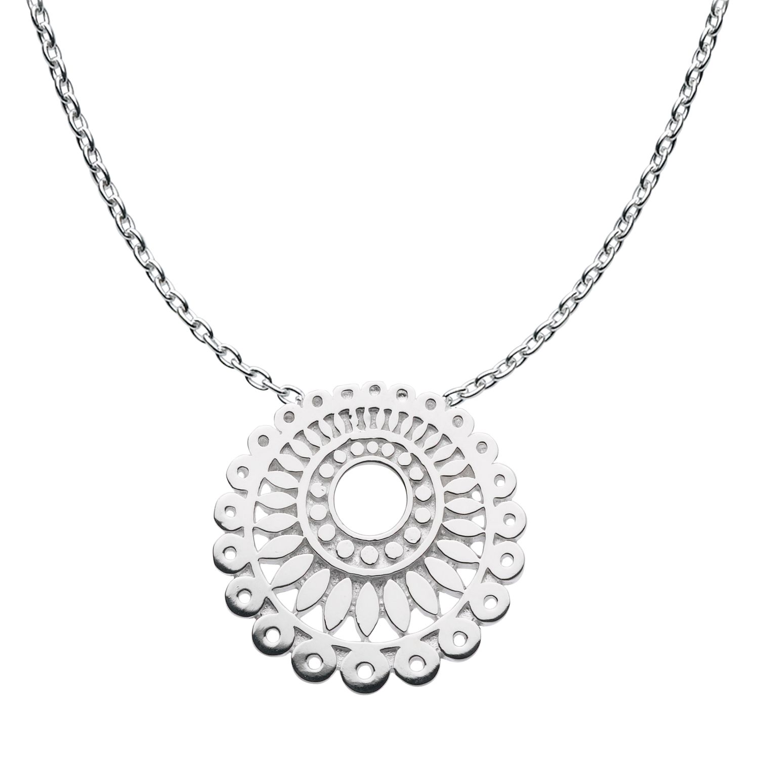 Kit Heath Sterling Silver Chantilly Necklace