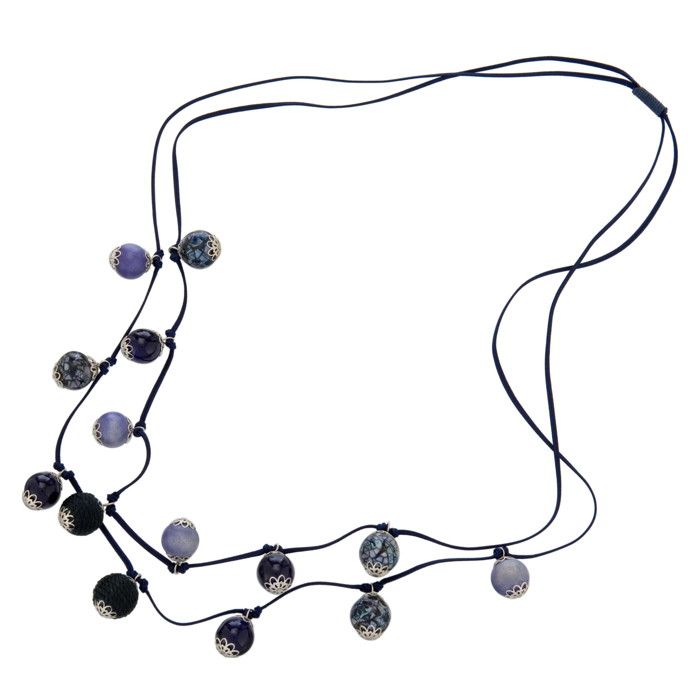 John Lewis Women Double String Mixed Bead Necklace