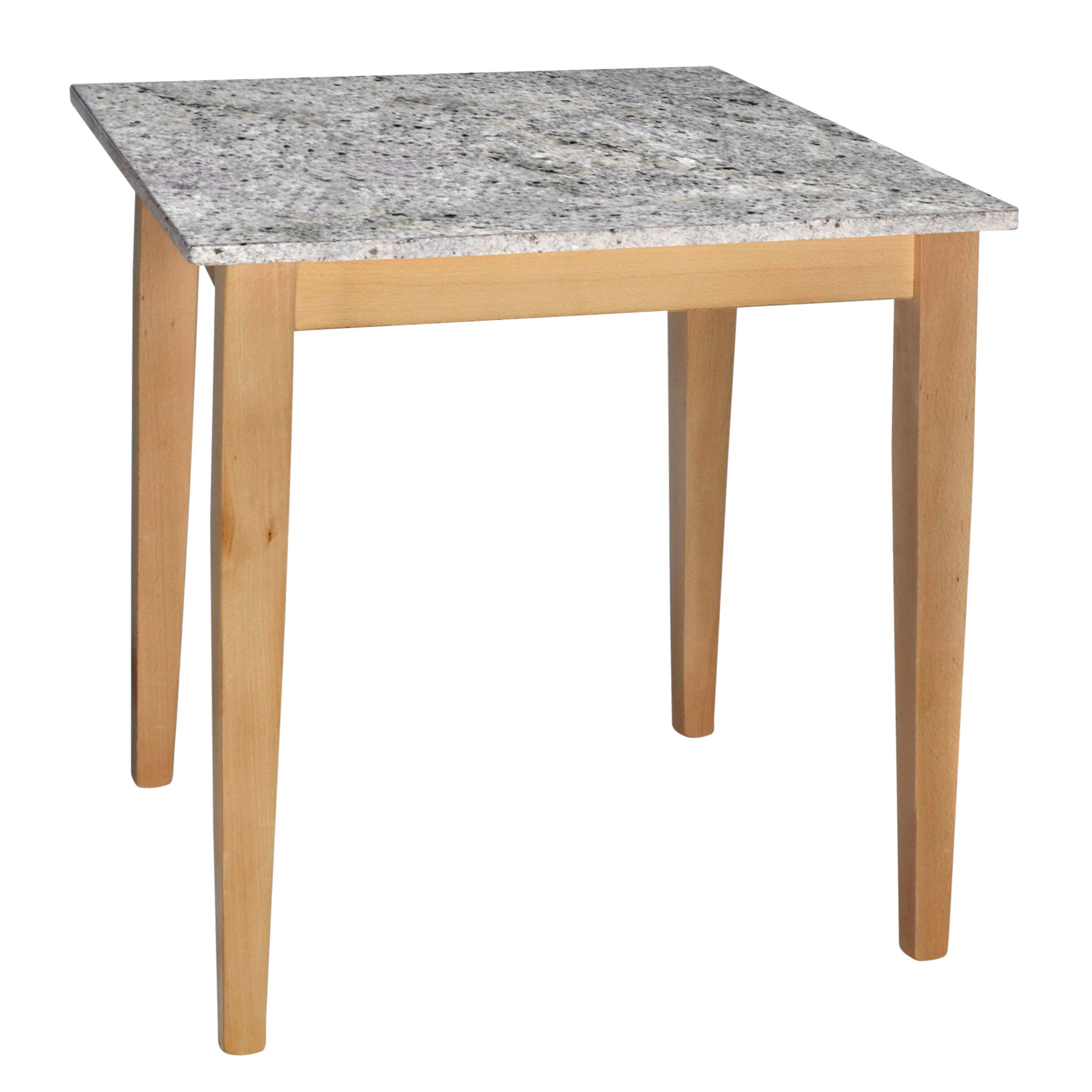 HND Katrina Square Dining Table, Kashmir White, width 70cm