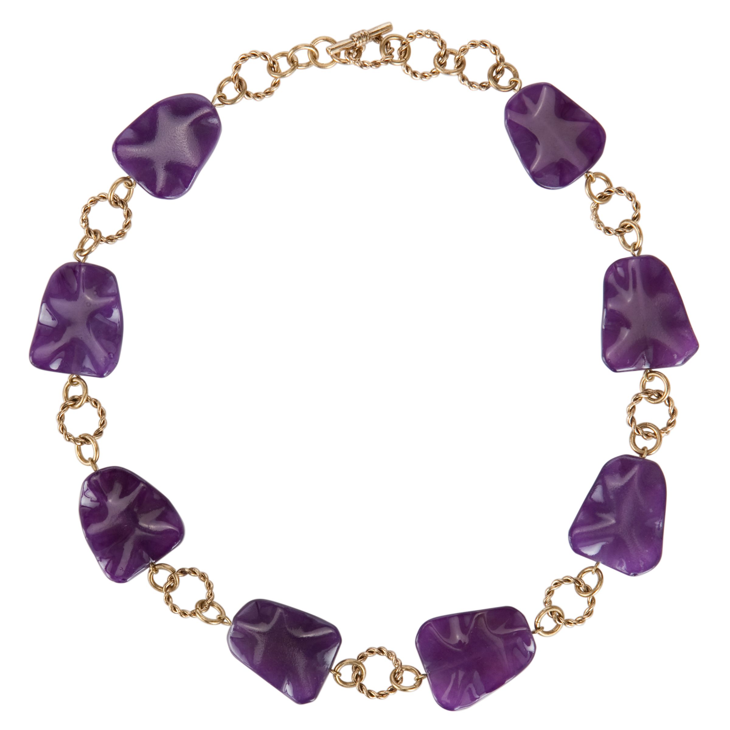 COLLECTION, John Lewis Women Purple Eight Piece Necklace