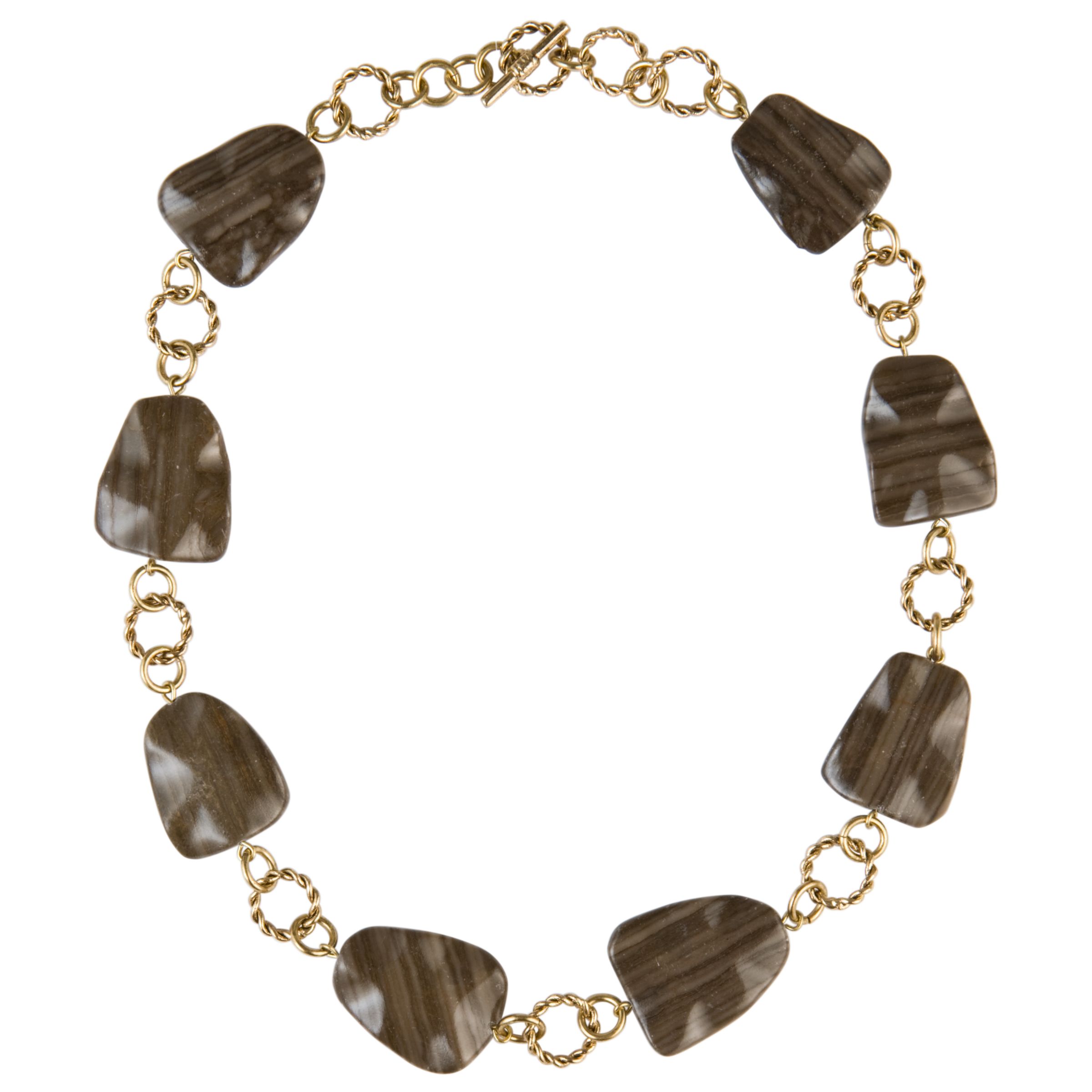 COLLECTION, John Lewis Women Seven Piece Taupe Long Necklace