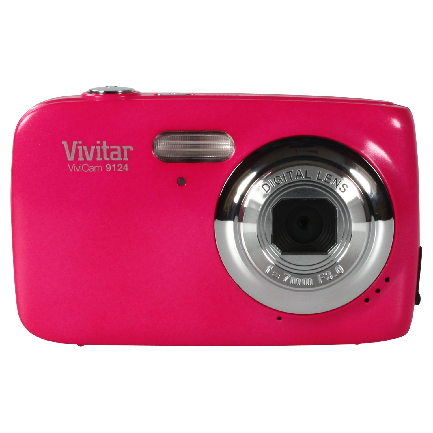 Vivitar V9124 Digital Camera 9MP 4x Digial Zoom 24quot LCD Screen Pink