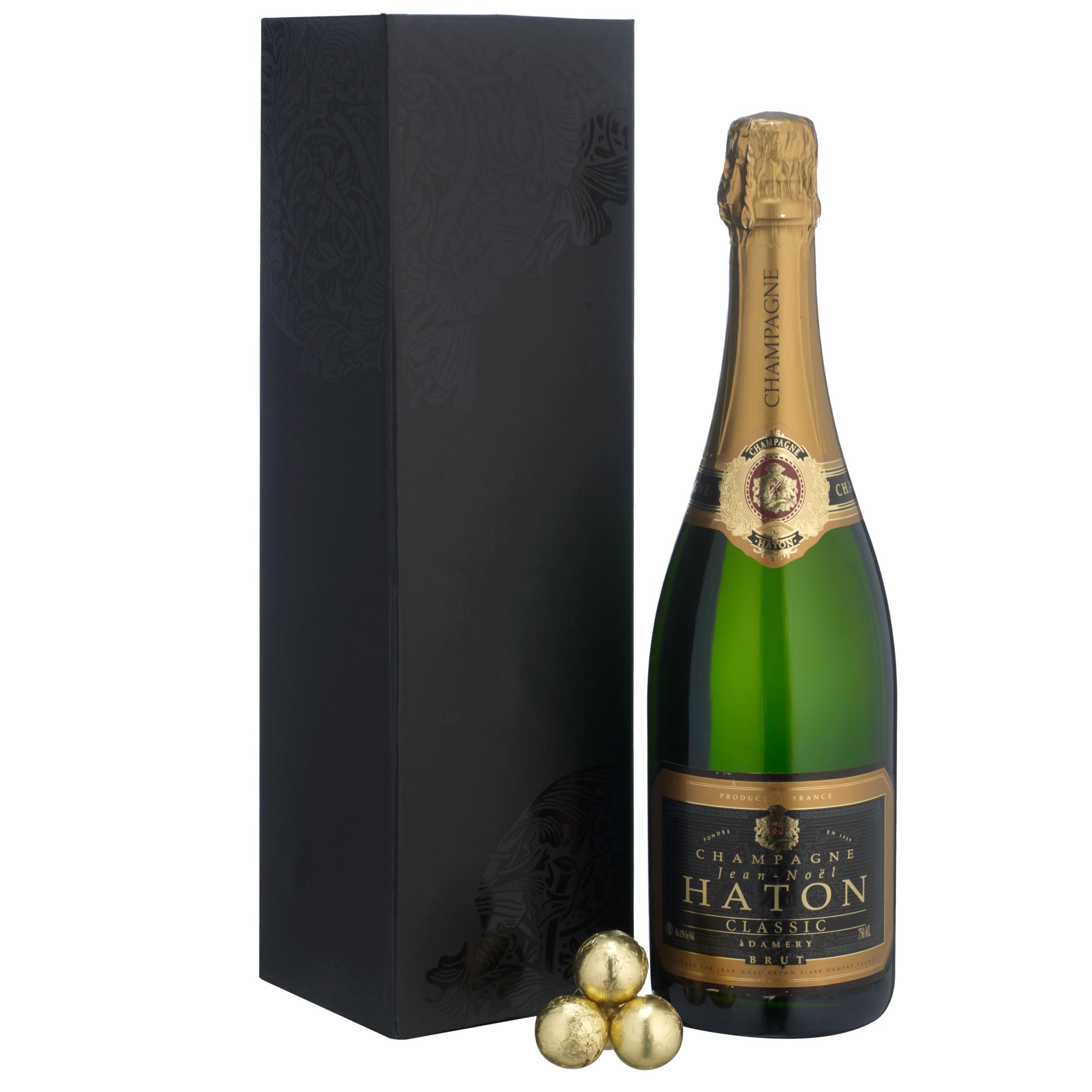 Jean Noeumll Haton Champagne amp Truffles Gift Set 75cl