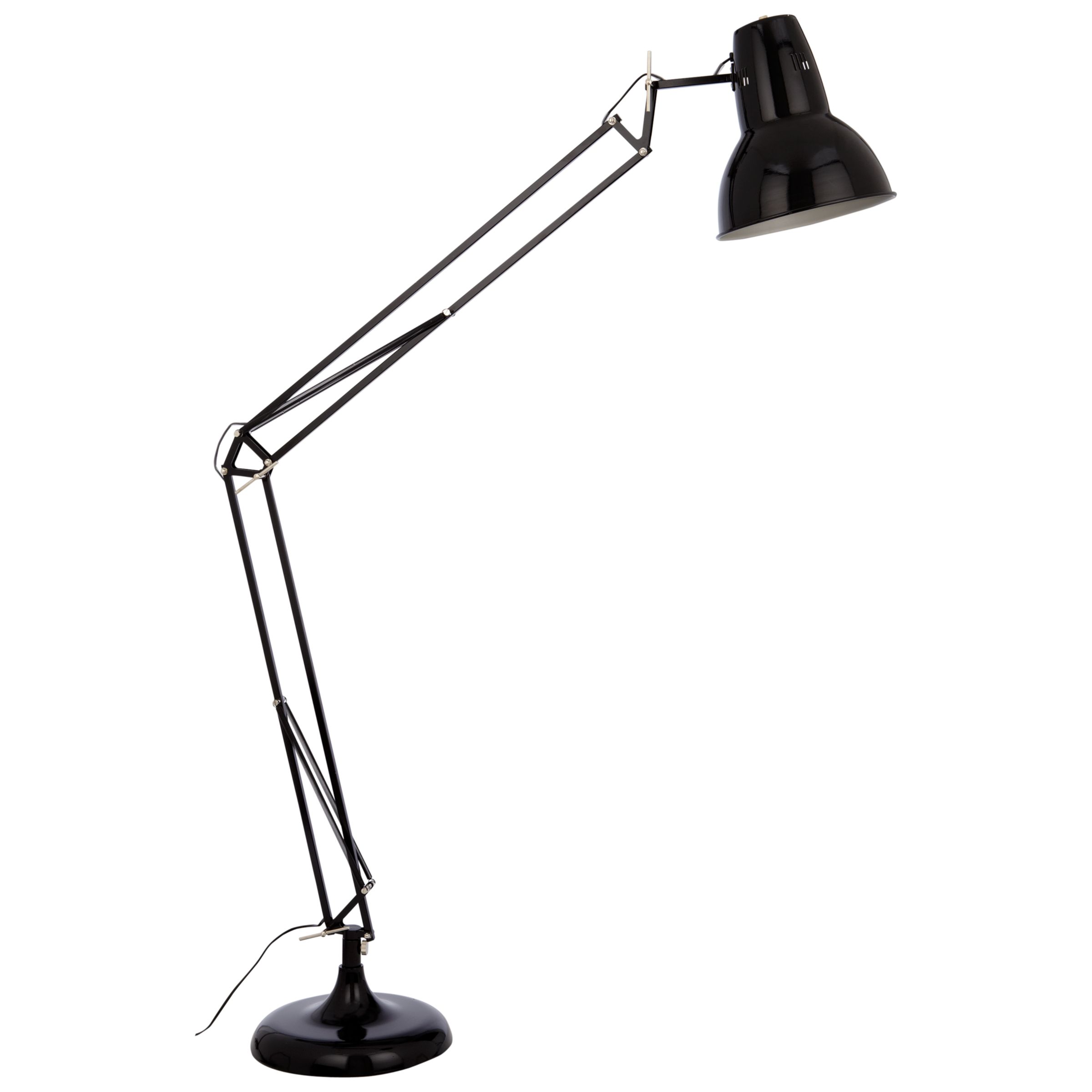 John Lewis Elliot Floor Lamp, Black