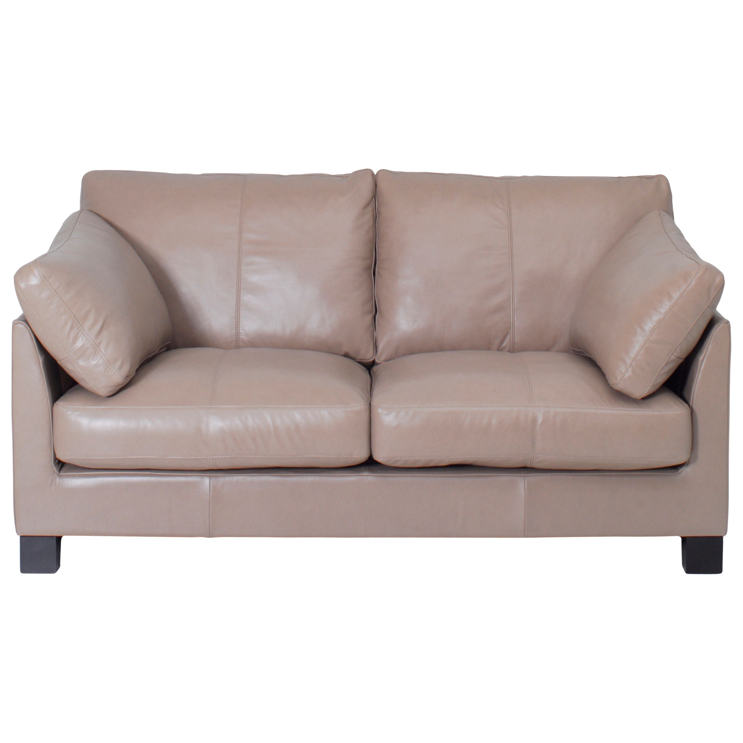 Ikon Medium Sofa, Oxford Leather, Mushroom