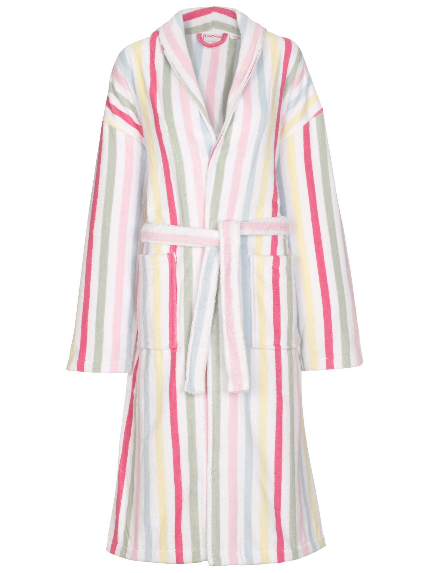 Cath Kidston Sherbert Stripe Bath Robe, Multi, One Size